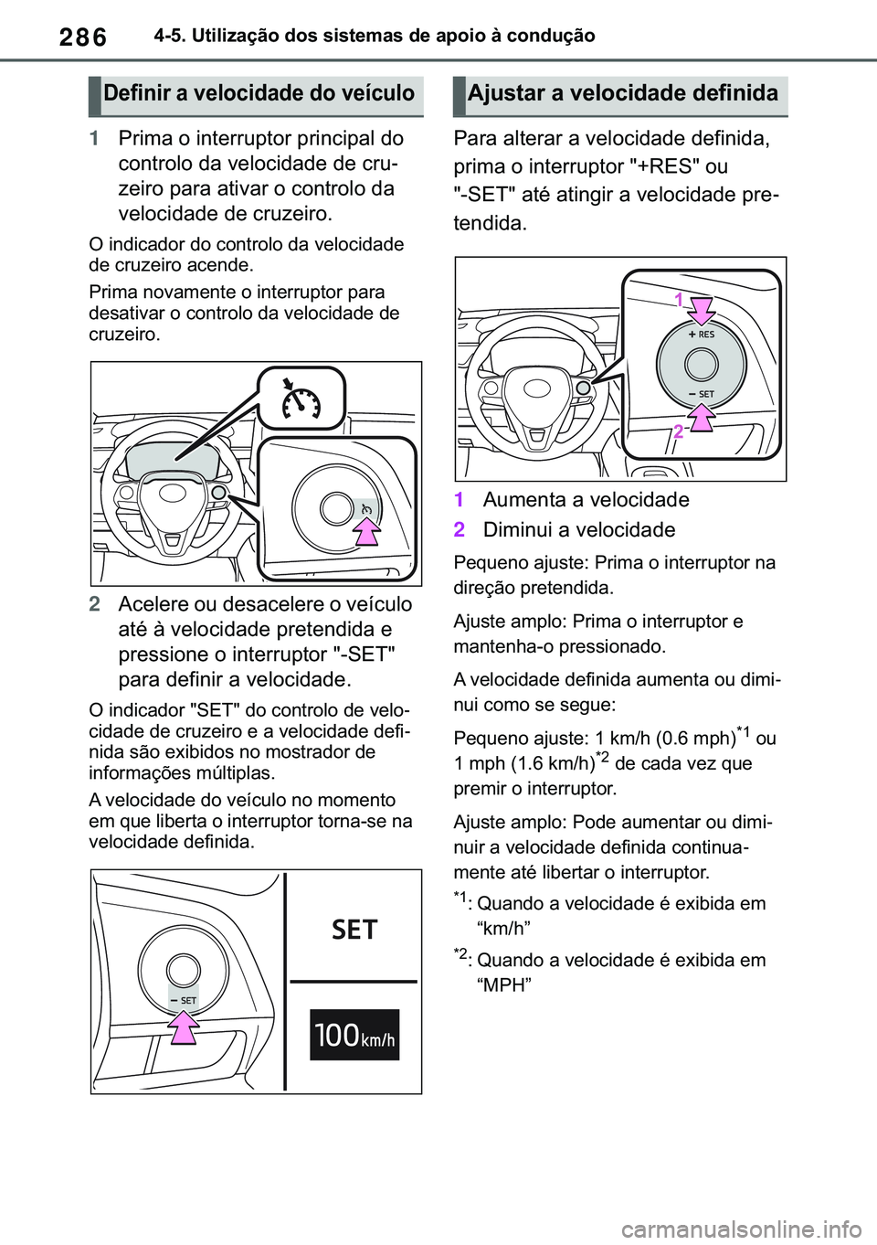 TOYOTA COROLLA 2020  Manual de utilização (in Portuguese) 286
�&�2�5�2�/�/�$ �+�9 �7�0�0�7 �(�(
������8�W�L�O�L�]�D�o�m�R��G�R�V��V�L�V�W�H�P�D�V��G�H��D�S�R�L�R��j��F�R�Q�G�X�o�m�R
1�3�U�L�P�D��R��L�Q�W�H�U�U�X�S�W�R�U��S�U�L�Q�F�L�S�D�O��G�R