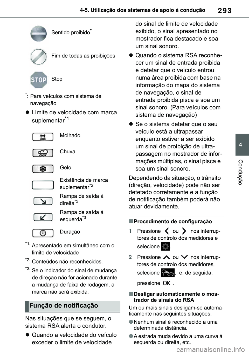 TOYOTA COROLLA 2020  Manual de utilização (in Portuguese) 293
�
�&�2�5�2�/�/�$ �+�9 �7�0�0�7 �(�(
������8�W�L�O�L�]�D�o�m�R��G�R�V��V�L�V�W�H�P�D�V��G�H��D�S�R�L�R��j��F�R�Q�G�X�o�m�R
�&�R�Q�G�X�o�m�R
�
� �3�D�U�D��Y�H�t�F�X�O�R�V��F�R�P��V�L