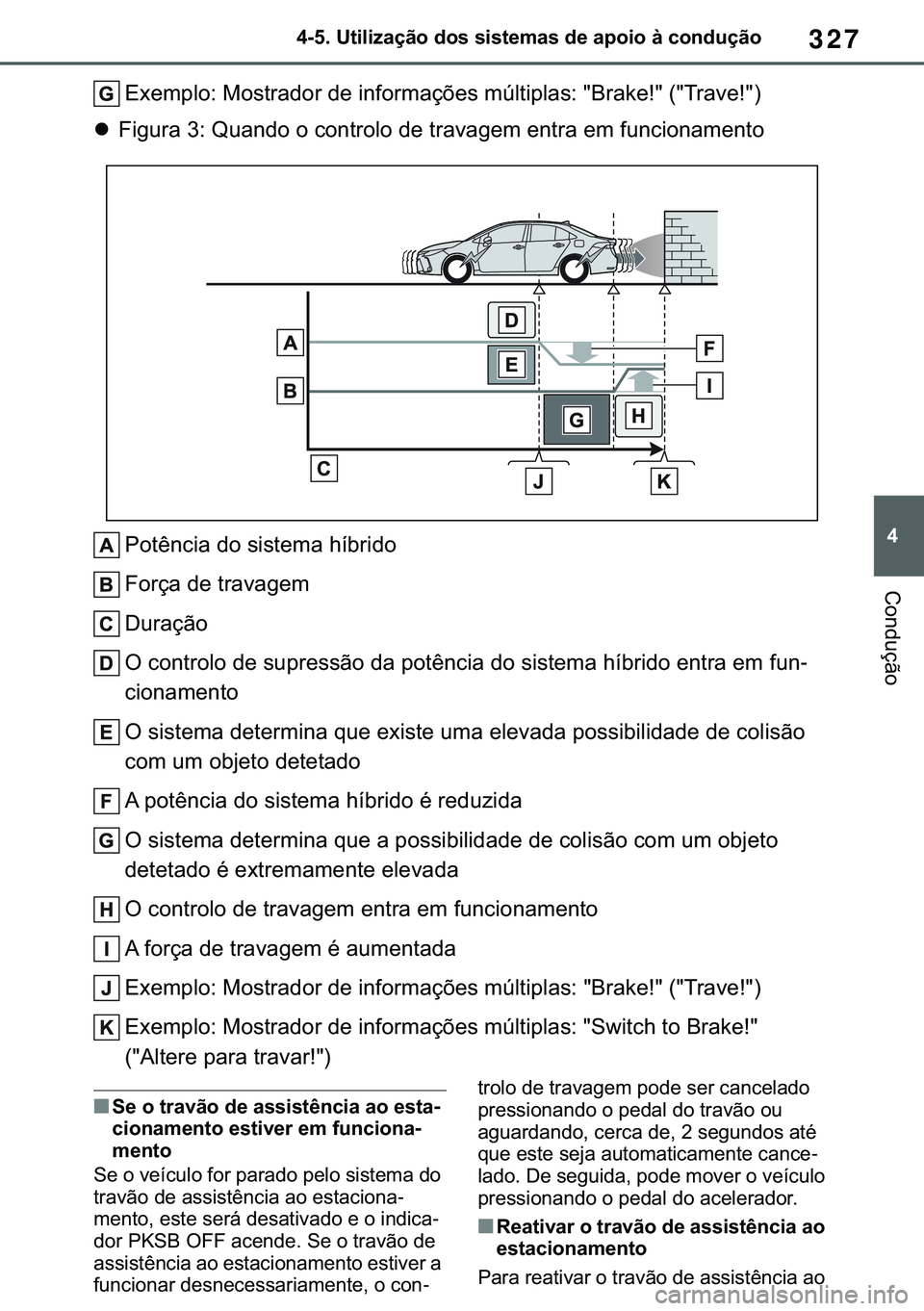 TOYOTA COROLLA 2020  Manual de utilização (in Portuguese) 327
�
�&�2�5�2�/�/�$ �+�9 �7�0�0�7 �(�(
������8�W�L�O�L�]�D�o�m�R��G�R�V��V�L�V�W�H�P�D�V��G�H��D�S�R�L�R��j��F�R�Q�G�X�o�m�R
�&�R�Q�G�X�o�m�R
�(�[�H�P�S�O�R���0�R�V�W�U�D�G�R�U��G�H��