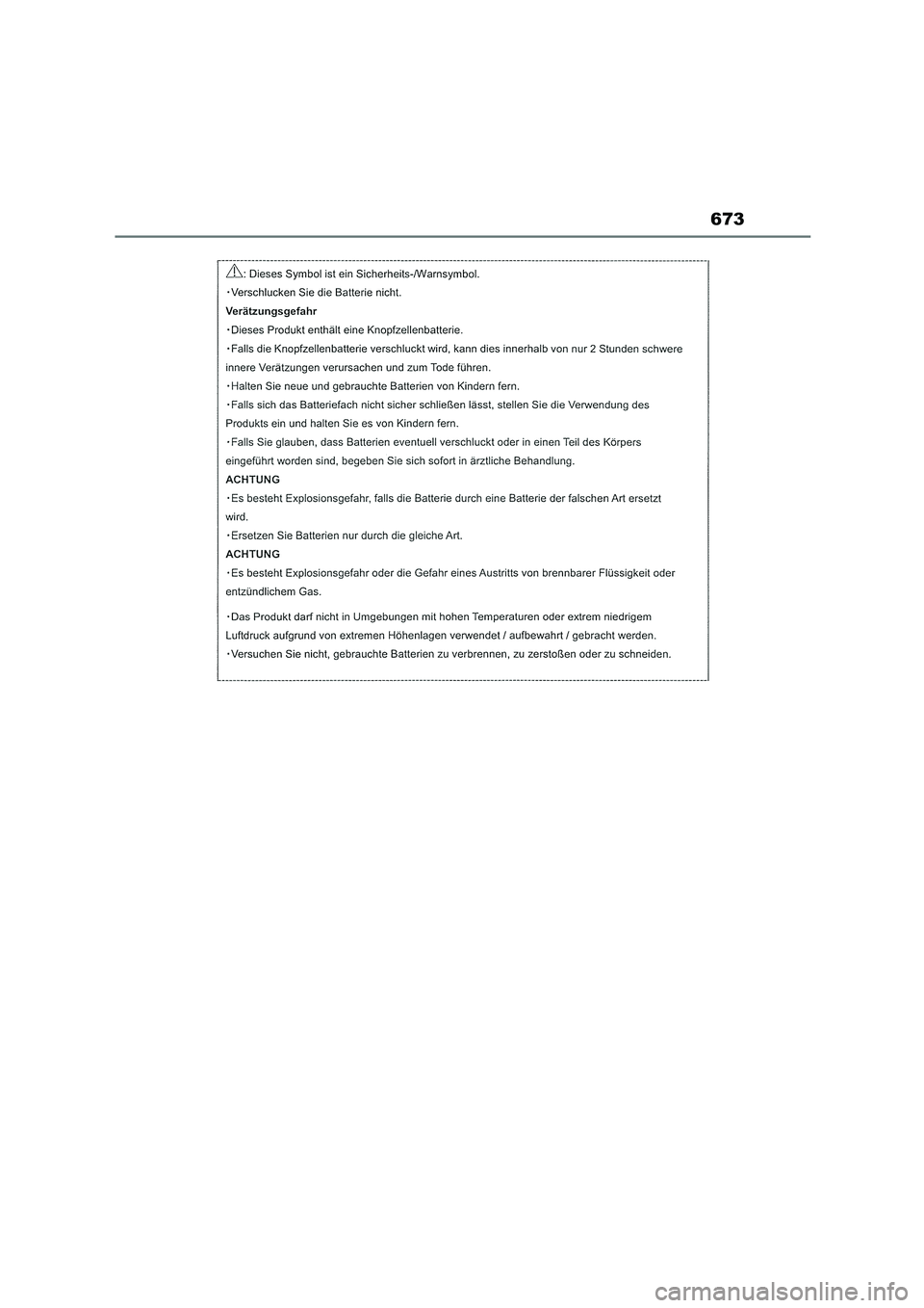 TOYOTA COROLLA HATCHBACK 2023  Manual del propietario (in Spanish) 673 