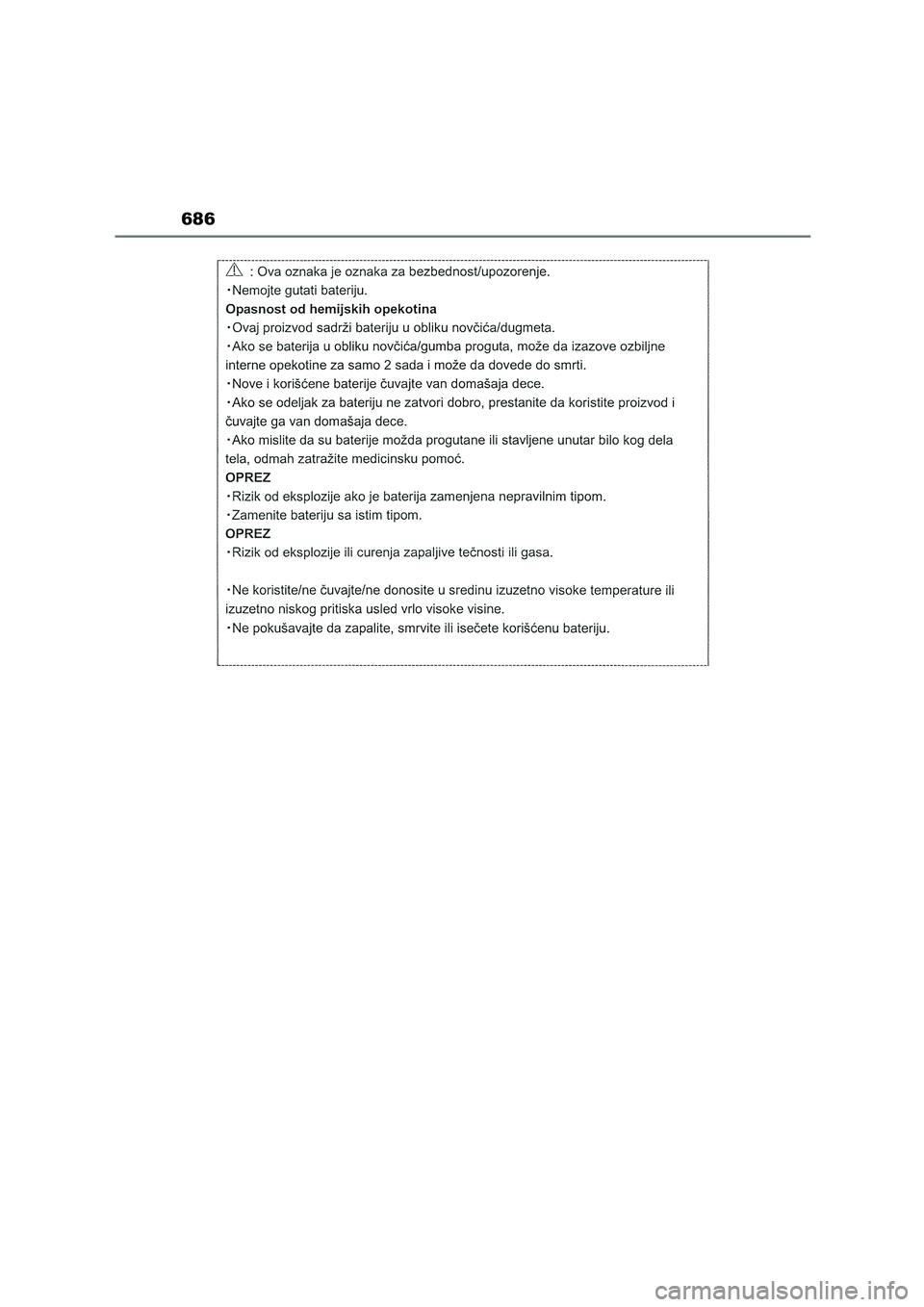 TOYOTA COROLLA HATCHBACK 2023  Manual del propietario (in Spanish) 686 