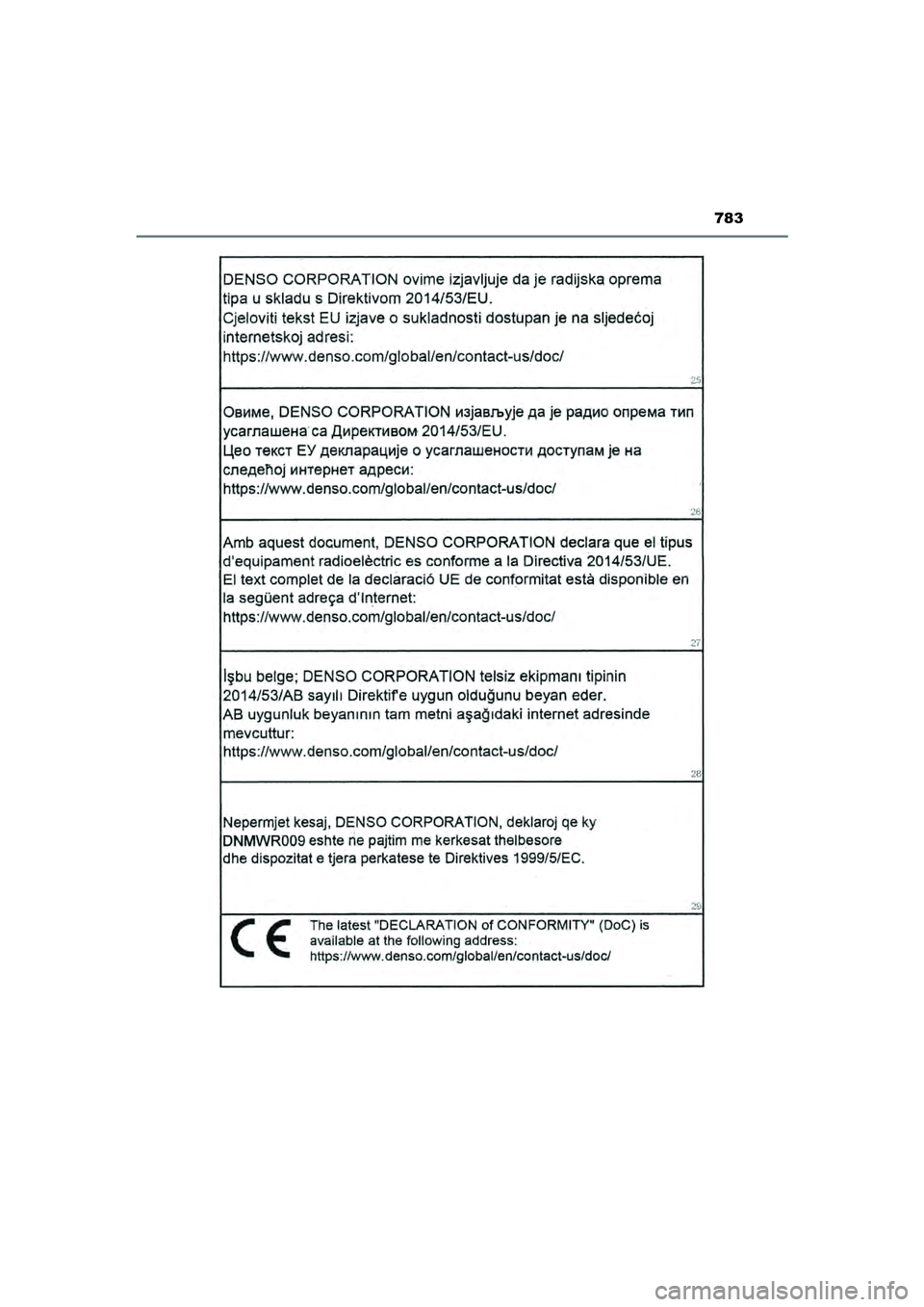 TOYOTA HILUX 2022  Instructieboekje (in Dutch) 783
HILUX_OM_OM0K513E_(EE)
HILUX_OM_OM0K513E_(EE).book  Page 783  Wednesday, May 26, 2021  11:09 AM 