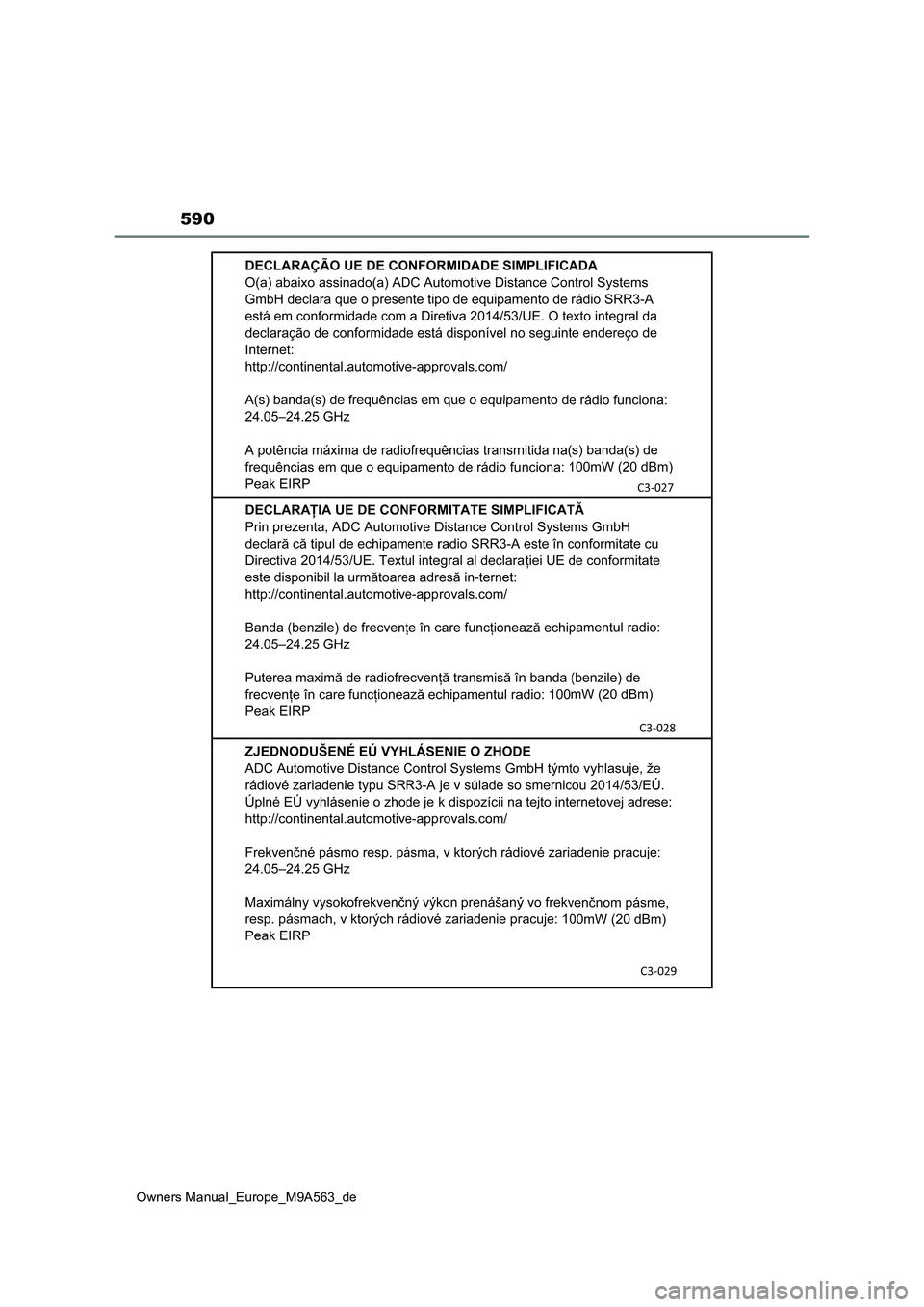 TOYOTA MIRAI 2023  Betriebsanleitungen (in German) 590
Owners Manual_Europe_M9A563_de 