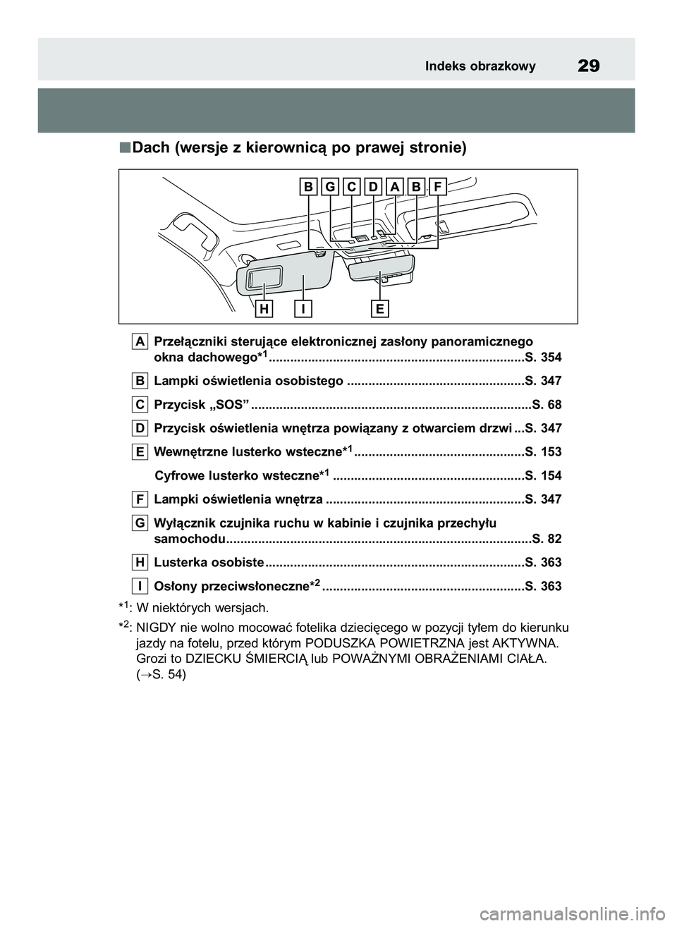 TOYOTA MIRAI 2021 Instrukcja obsługi (in Polish) Dach (wersje z kierownicà po prawej stronie)
Prze∏àczniki sterujàce elektronicznej zas∏ony panoramicznego
okna dachowego*1...................................................................... TOYOTA MIRAI 2021 Instrukcja obsługi (in Polish) Dach (wersje z kierownicà po prawej stronie)
Prze∏àczniki sterujàce elektronicznej zas∏ony panoramicznego
okna dachowego*1......................................................................