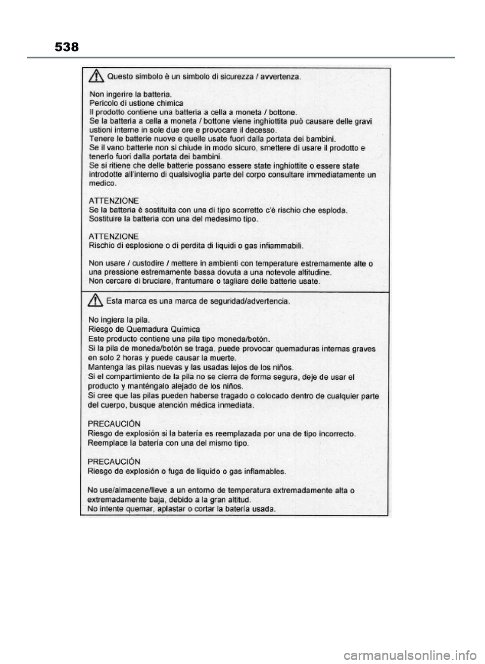 TOYOTA MIRAI 2021  Instrukcja obsługi (in Polish) 538
27 Mirai OM62097E  3/7/21  12:57  Page 538 