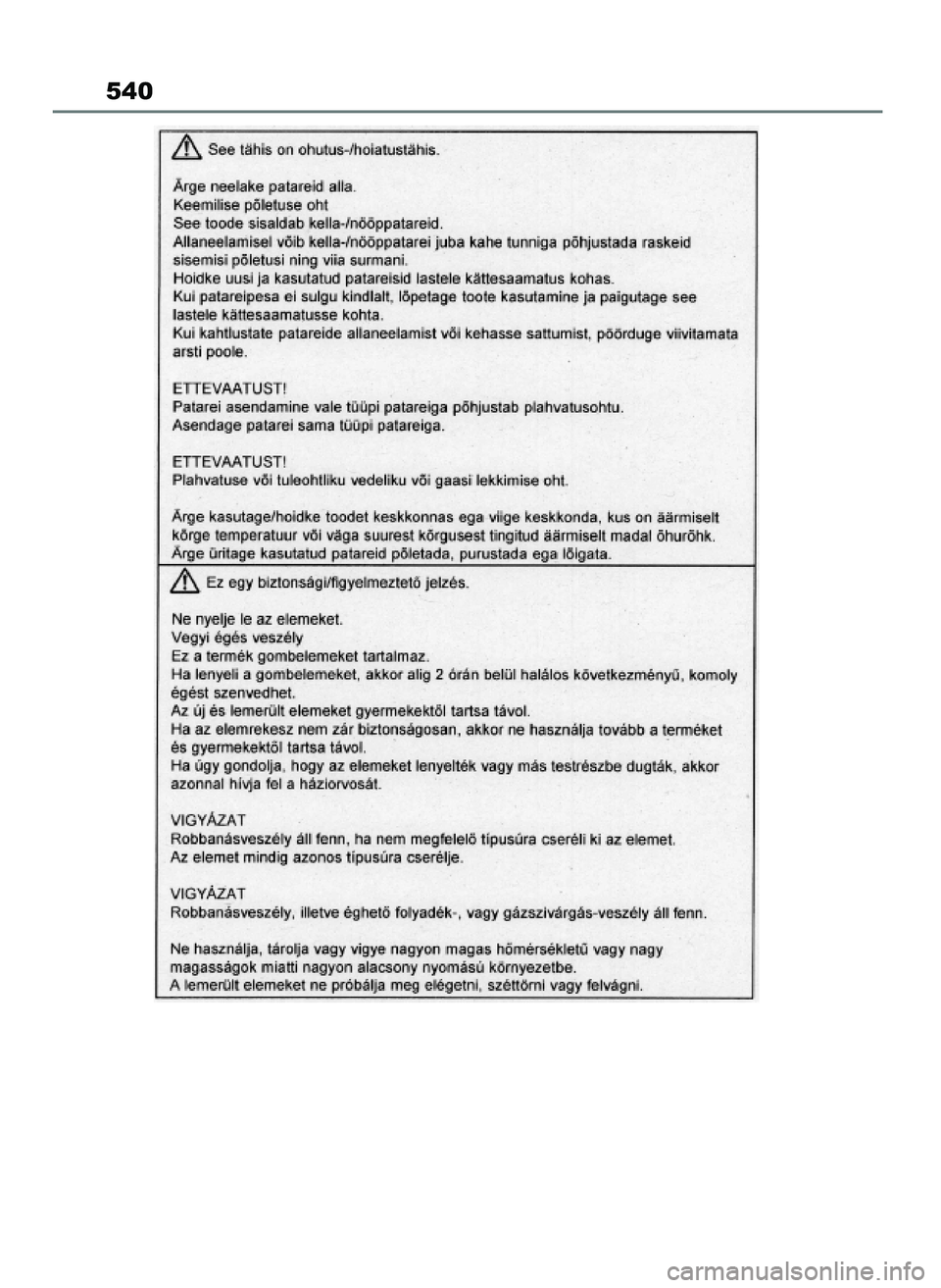 TOYOTA MIRAI 2021  Instrukcja obsługi (in Polish) 540
27 Mirai OM62097E  3/7/21  12:57  Page 540 