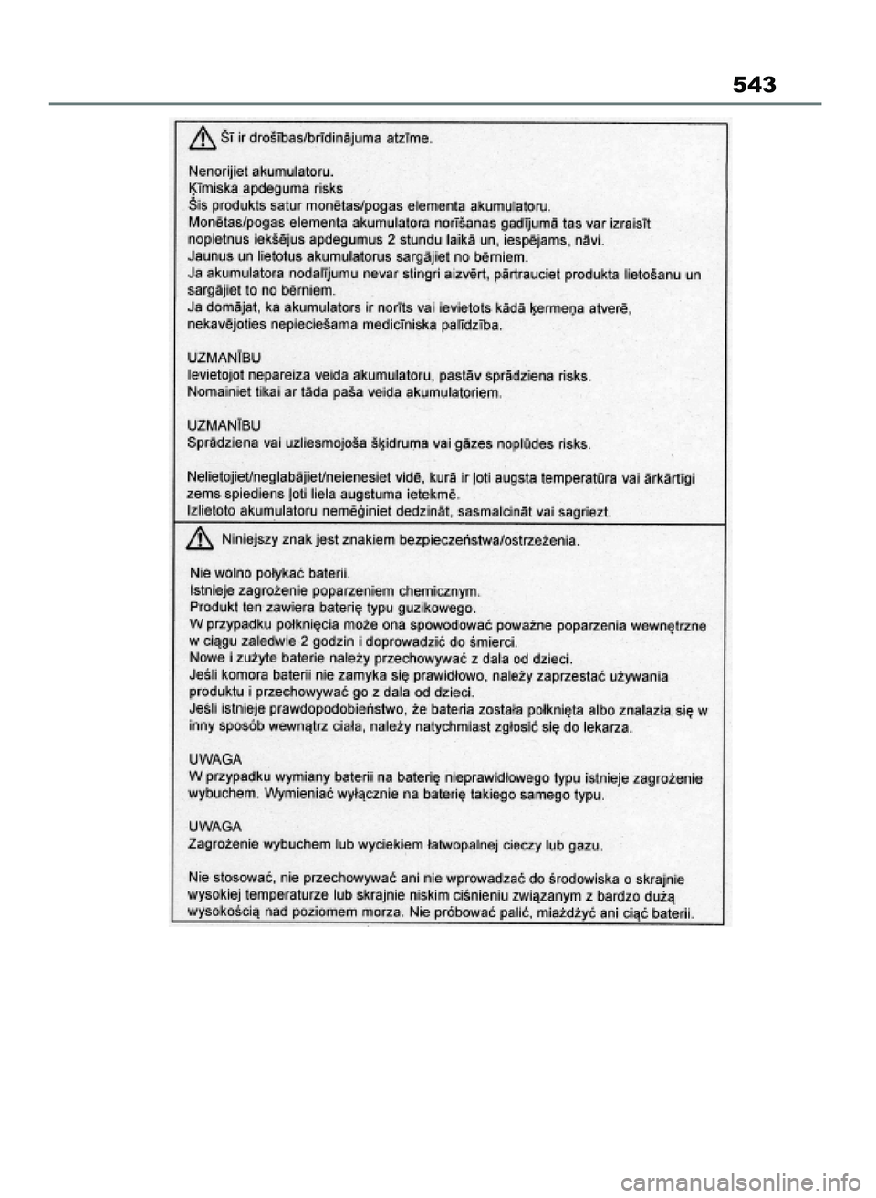TOYOTA MIRAI 2021  Instrukcja obsługi (in Polish) 543
27 Mirai OM62097E  3/7/21  12:57  Page 543 