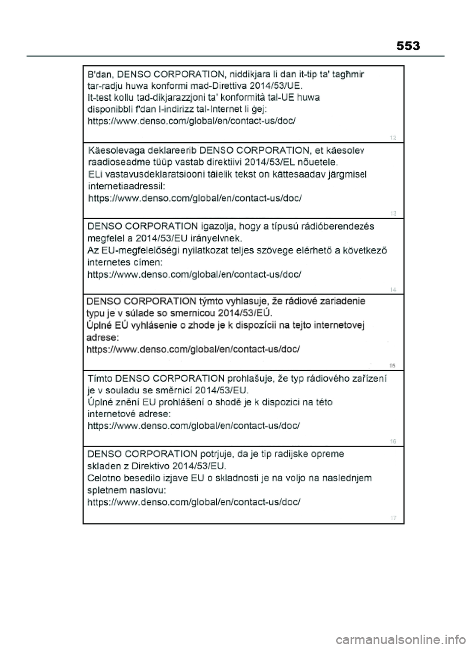 TOYOTA MIRAI 2021  Instrukcja obsługi (in Polish) 553
27 Mirai OM62097E  3/7/21  12:58  Page 553 