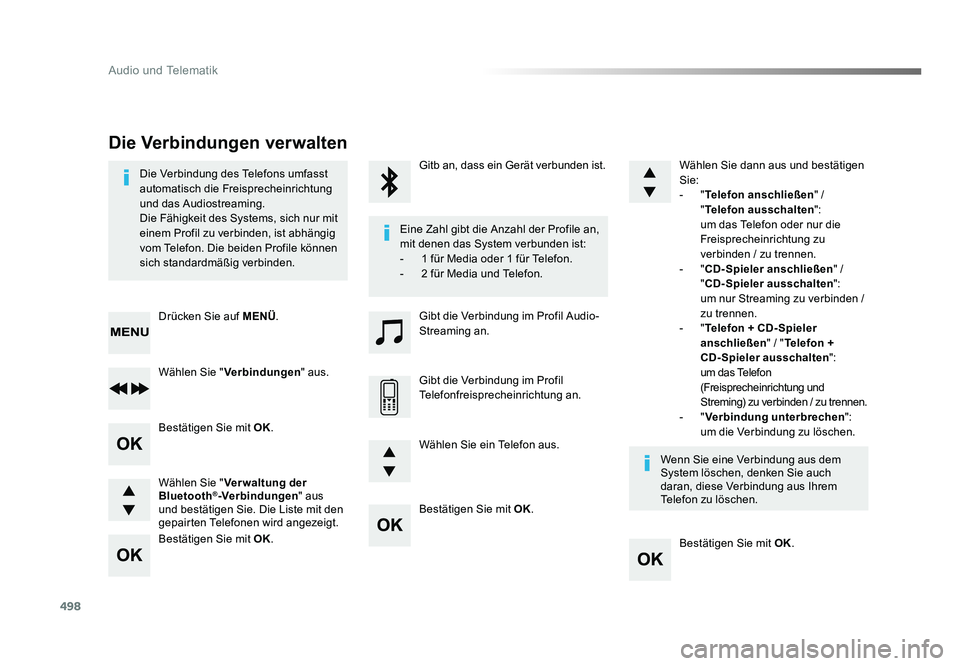 TOYOTA PROACE 2018  Betriebsanleitungen (in German) 498
Audio und Telematik
Jumpy_de_Chap10d_RD6_ed01-2016
Bestätigen Sie mit OK.
Bestätigen Sie mit OK.
Bestätigen Sie mit 
OK.
Bestätigen Sie mit  OK.
Die Verbindung des Telefons umfasst 
automatisc