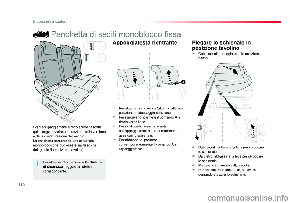 TOYOTA PROACE 2016 Manuale duso (in Italian) 110
Ergonomia e confort
Jumpy _it_Chap03_ergonomie-et-confort_ed01-2016
Panchetta di sedili monoblocco fissa
F Per alzarlo, tirarlo verso l'alto fino alla sua
posizione di bloccaggio nella tacca. TOYOTA PROACE 2016 Manuale duso (in Italian) 110
Ergonomia e confort
Jumpy _it_Chap03_ergonomie-et-confort_ed01-2016
Panchetta di sedili monoblocco fissa
F Per alzarlo, tirarlo verso l'alto fino alla sua
posizione di bloccaggio nella tacca.