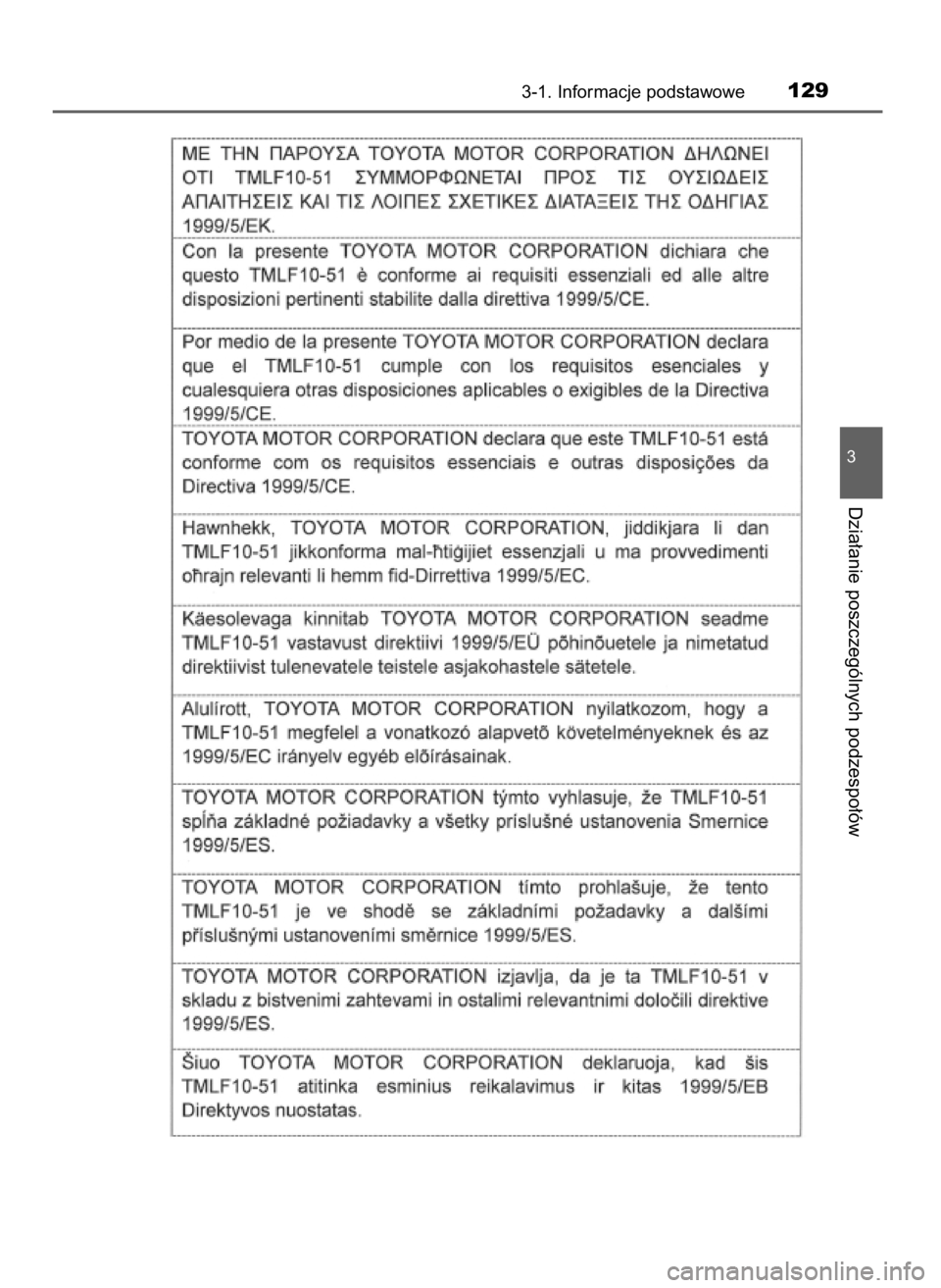 TOYOTA RAV4 2017  Instrukcja obsługi (in Polish) 3-1. Informacje podstawowe129
3
Dzia∏anie poszczególnych podzespo∏ów
44 RAV4_OM42753E  2/9/16  10:33  Page 129    (Black plate) 