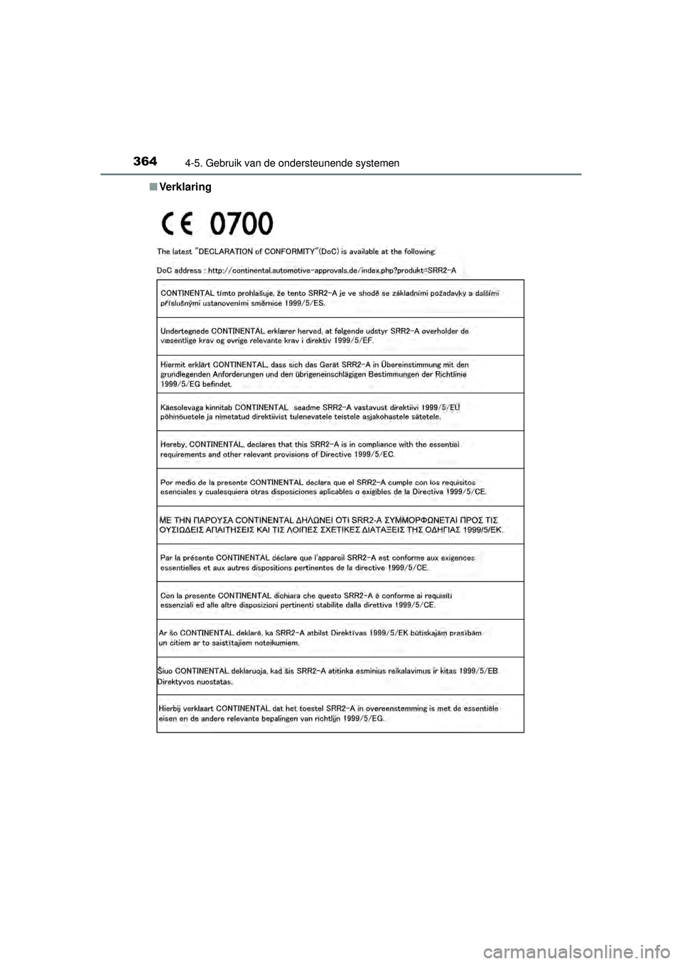 TOYOTA RAV4 2016  Instructieboekje (in Dutch) 3644-5. Gebruik van de ondersteunende systemen
RAV4_OM_OM42A45E_(EE)■
Ve rk l a r i n g
RAV4_OM_OM42A45E_(EE).book  Page 364   Tuesday, October 20, 2015  11:26 AM 