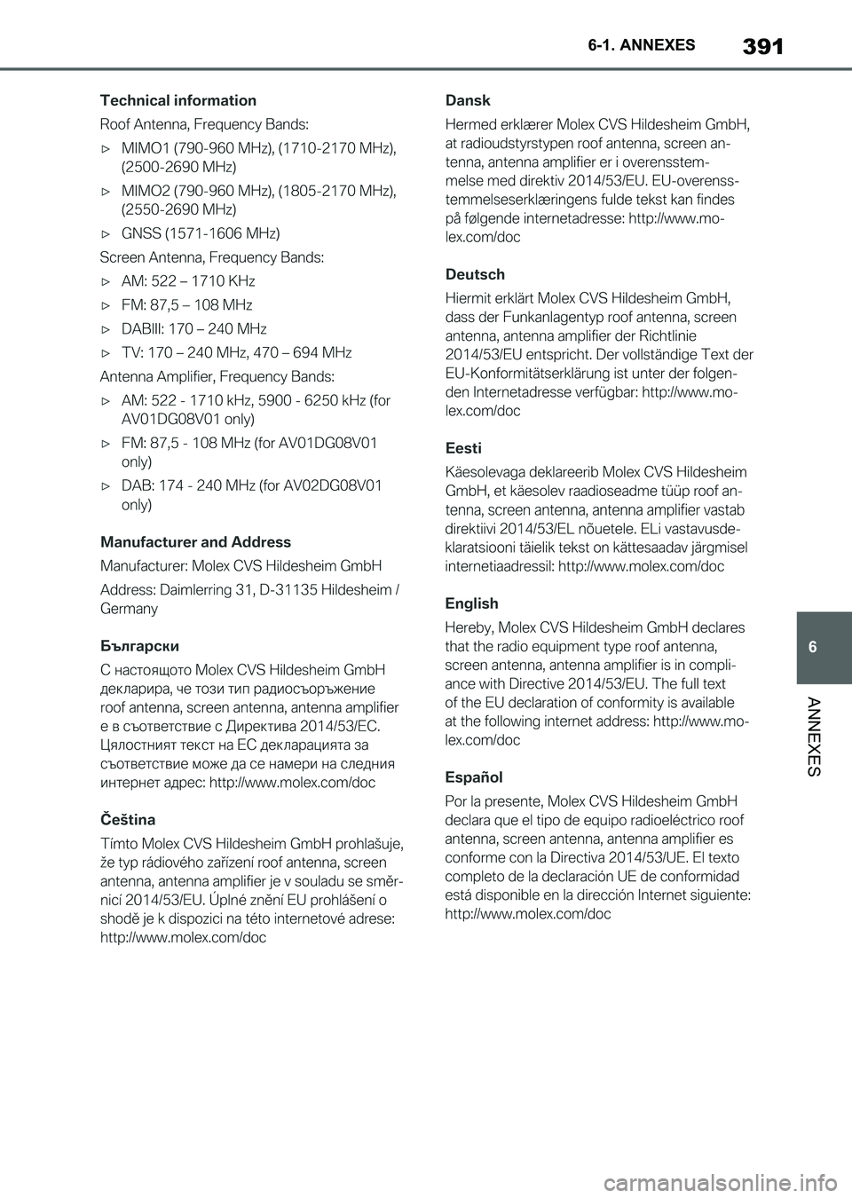 TOYOTA SUPRA 2023  Manuel du propriétaire (in French) 391
6 6-1. ANNEXES
ANNEXES
Supra_OM_French_OM9A432K_1_2211.book  391 ページ  ２０２２年８月２９日　月曜日　午後７時５４分 