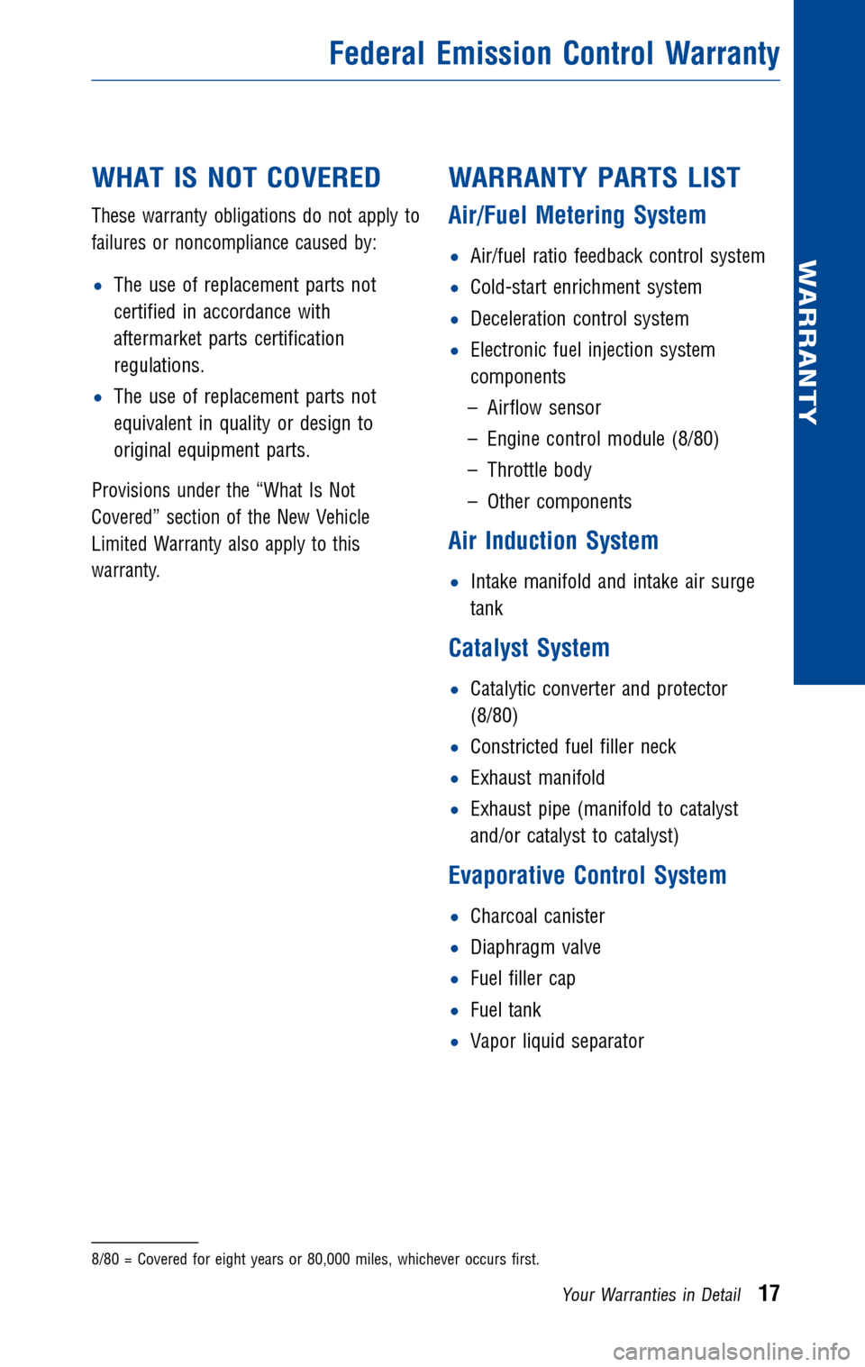 TOYOTA FJ CRUISER 2010 1.G Warranty And Maintenance Guide 