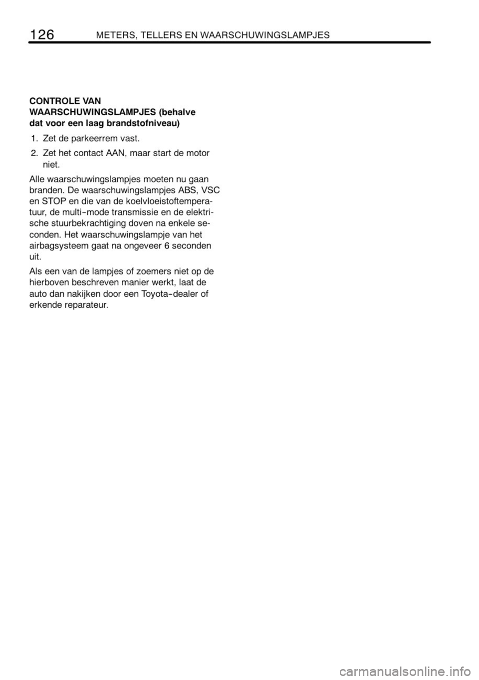TOYOTA AYGO 2008  Instructieboekje (in Dutch) 