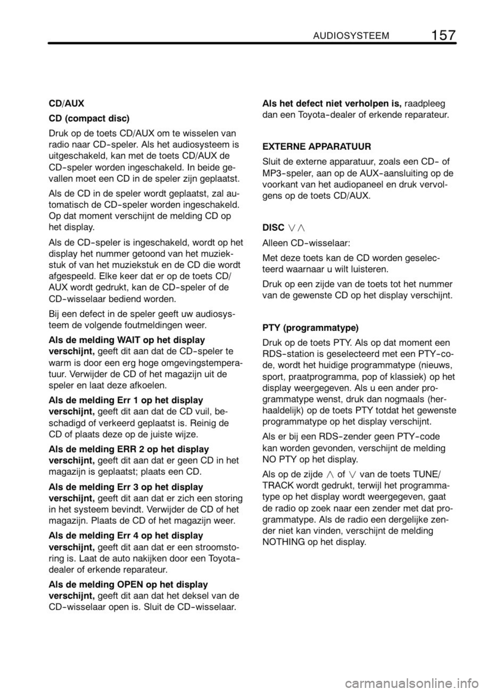 TOYOTA AYGO 2008  Instructieboekje (in Dutch) 