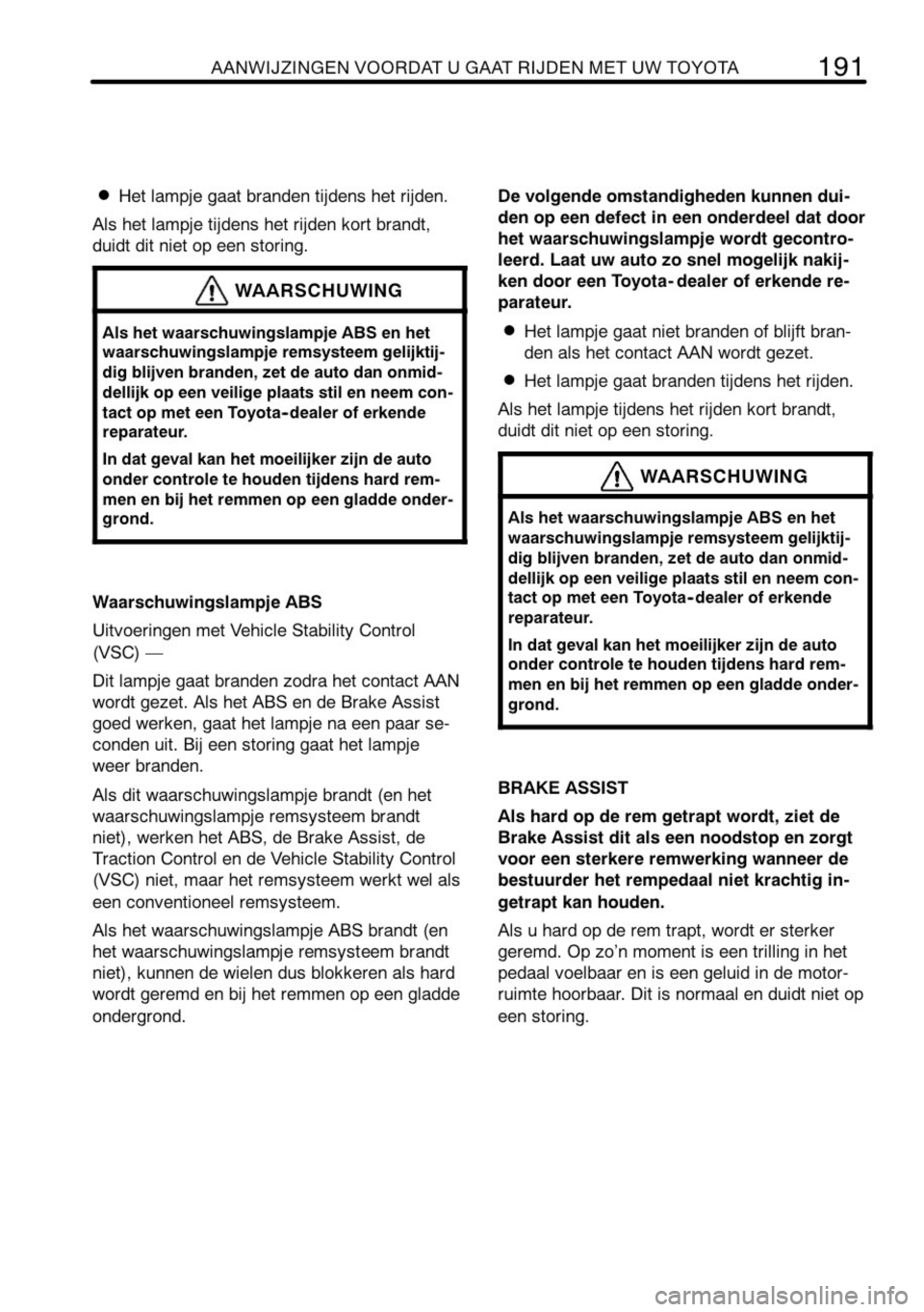 TOYOTA AYGO 2008  Instructieboekje (in Dutch) 