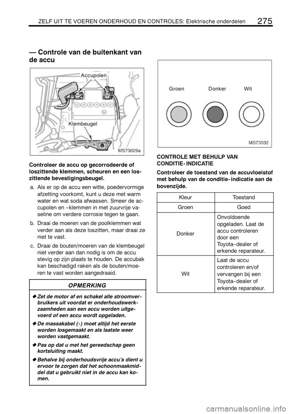 TOYOTA AYGO 2008  Instructieboekje (in Dutch) 