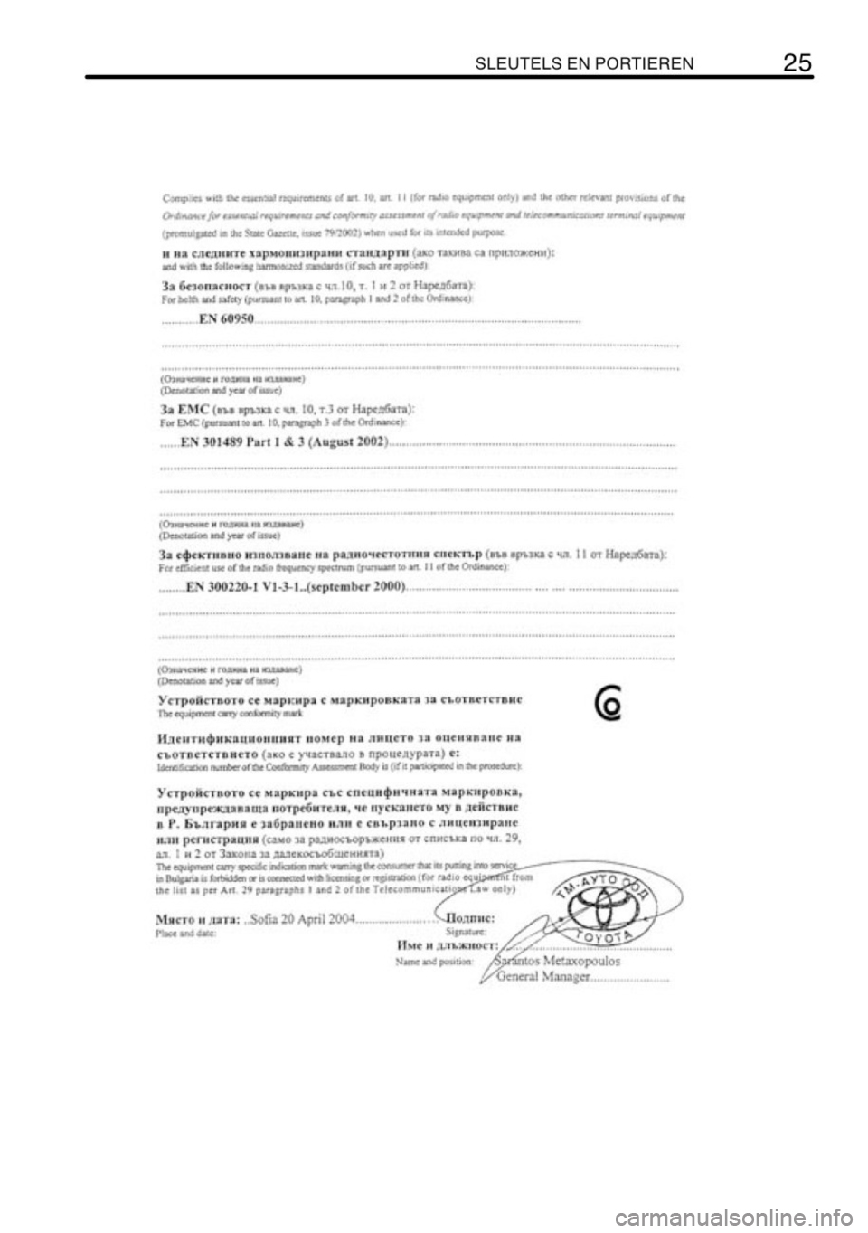TOYOTA AYGO 2008  Instructieboekje (in Dutch) 