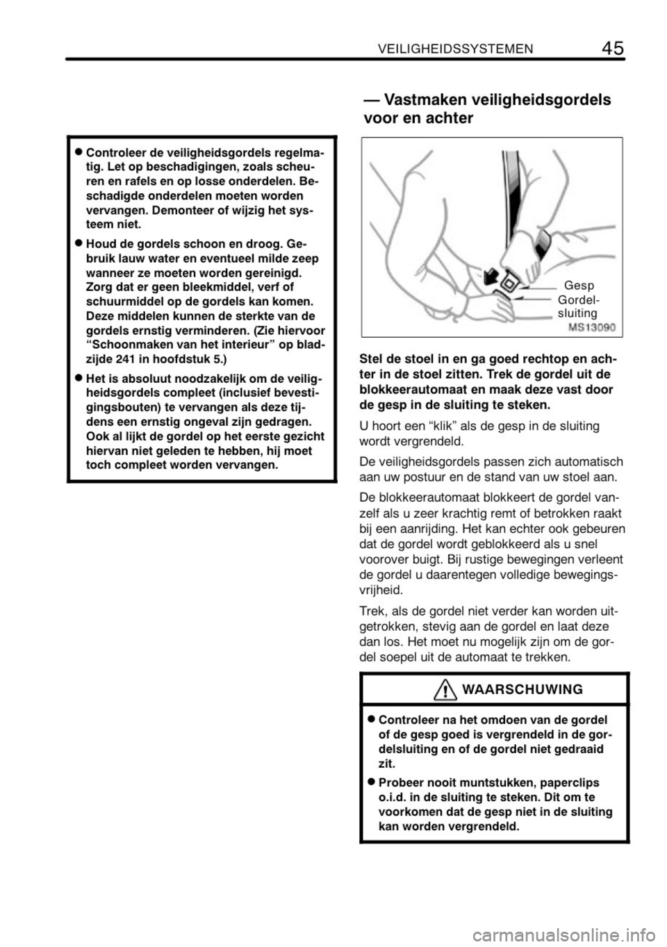 TOYOTA AYGO 2008  Instructieboekje (in Dutch) 