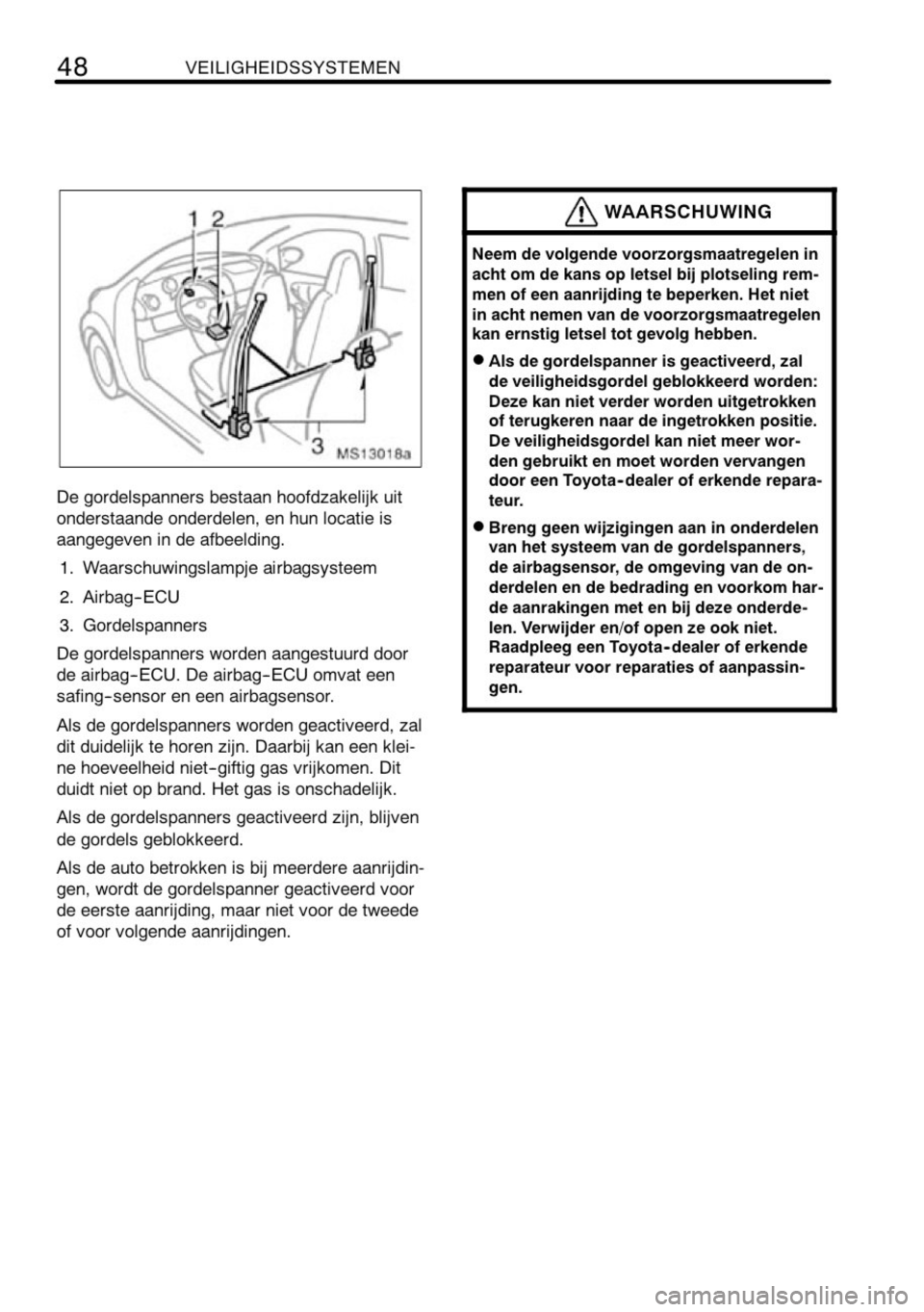 TOYOTA AYGO 2008  Instructieboekje (in Dutch) 
