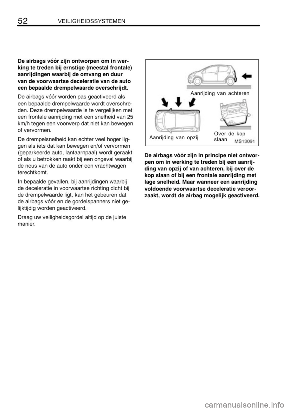 TOYOTA AYGO 2008  Instructieboekje (in Dutch) 