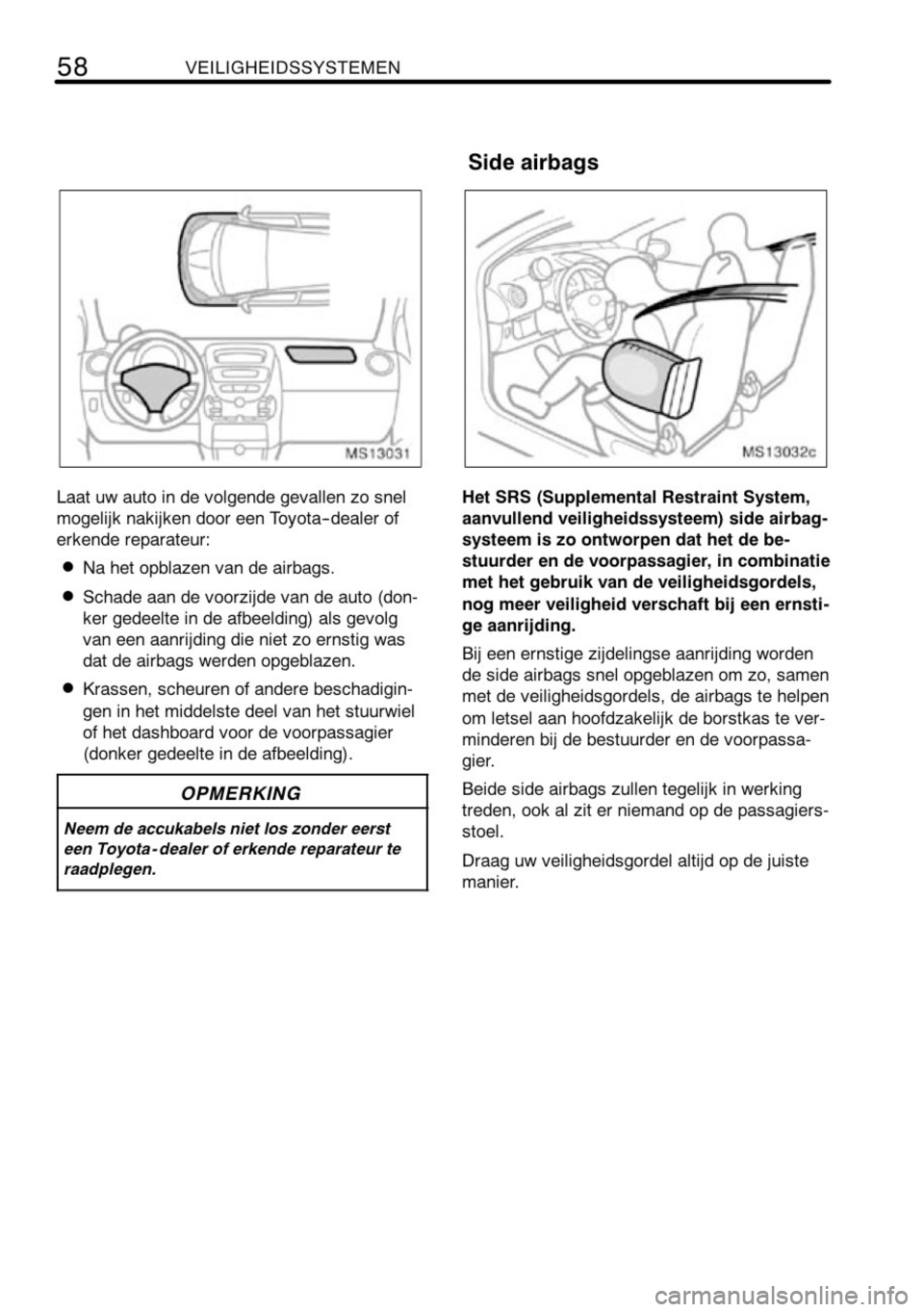 TOYOTA AYGO 2008  Instructieboekje (in Dutch) 