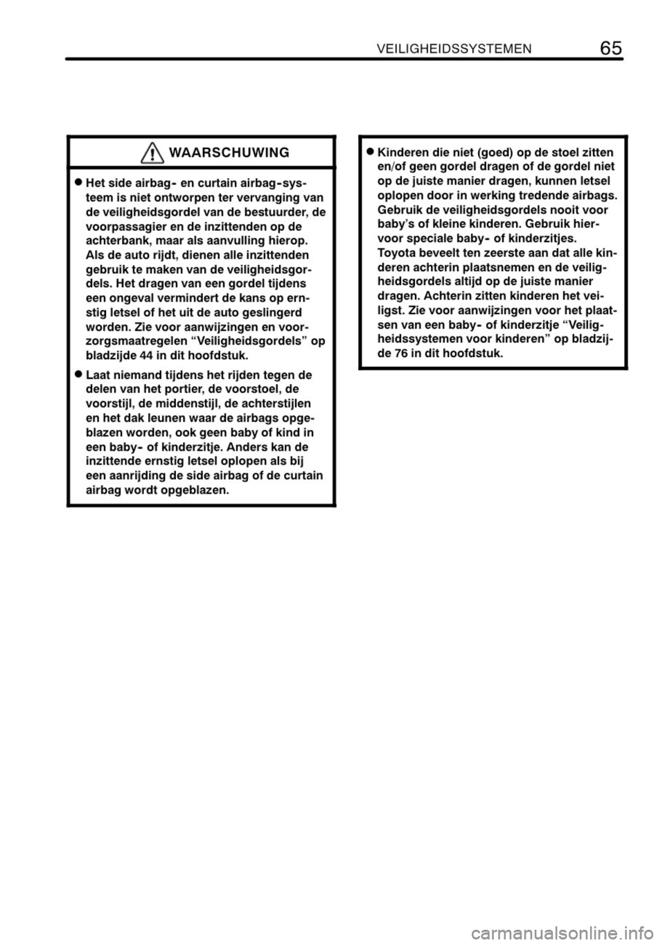 TOYOTA AYGO 2008  Instructieboekje (in Dutch) 