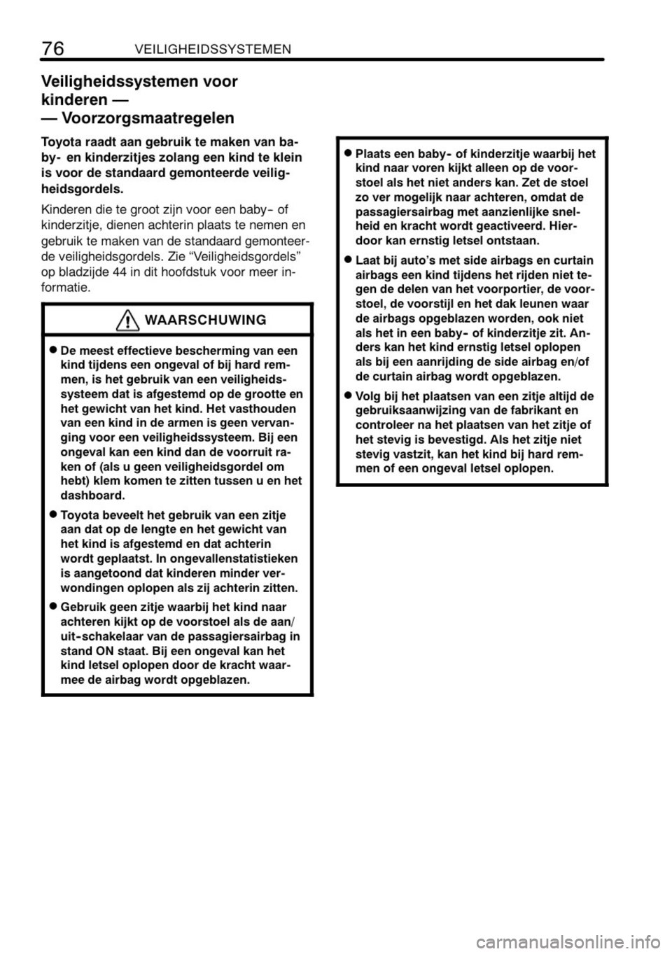 TOYOTA AYGO 2008  Instructieboekje (in Dutch) 