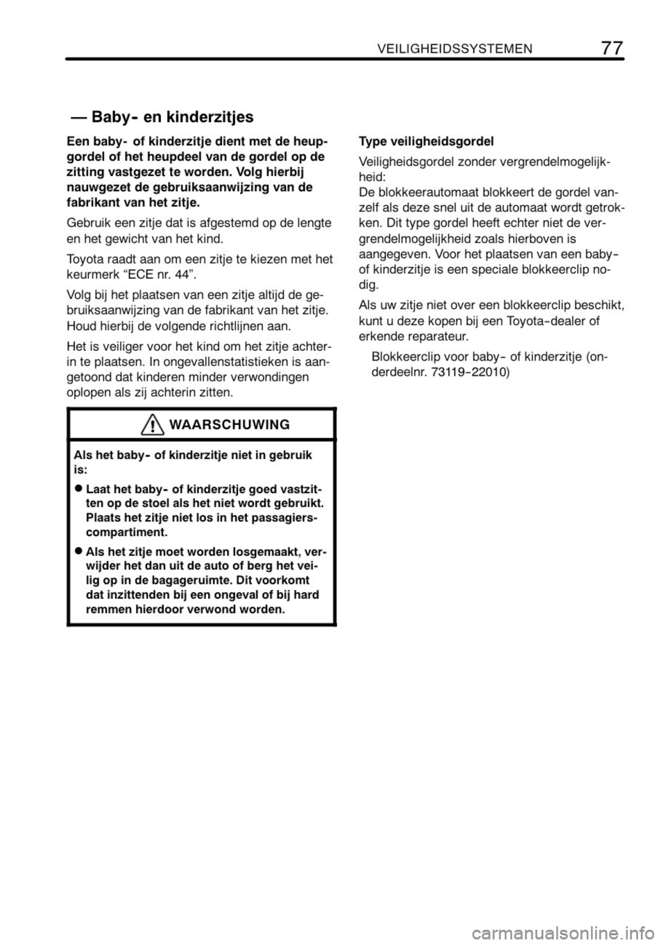 TOYOTA AYGO 2008  Instructieboekje (in Dutch) 