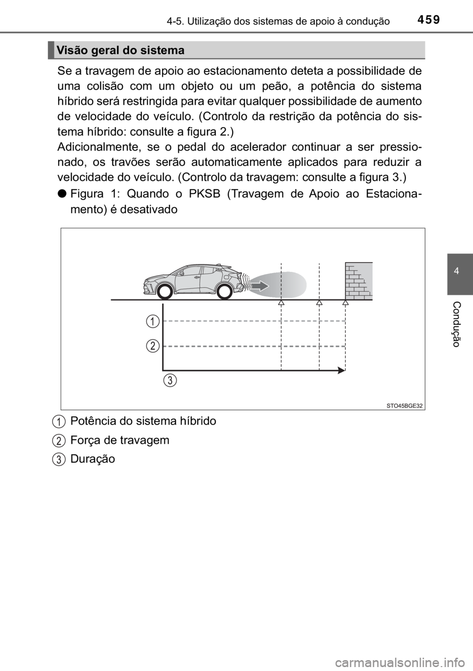 TOYOTA C-HR 2019  Manual de utilização (in Portuguese) 459������8�W�L�O�L�]�D�o�m�R��G�R�V��V�L�V�W�H�P�D�V��G�H��D�S�R�L�R��j��F�R�Q�G�X�o�m�R
�
�&�R�Q�G�X�o�m�R
�6�H��D��W�U�D�Y�D�J�H�P��G�H��D�S�R�L�R��D�R��H�V�W�D�F�L�R�Q�D�P�H�Q�W�R