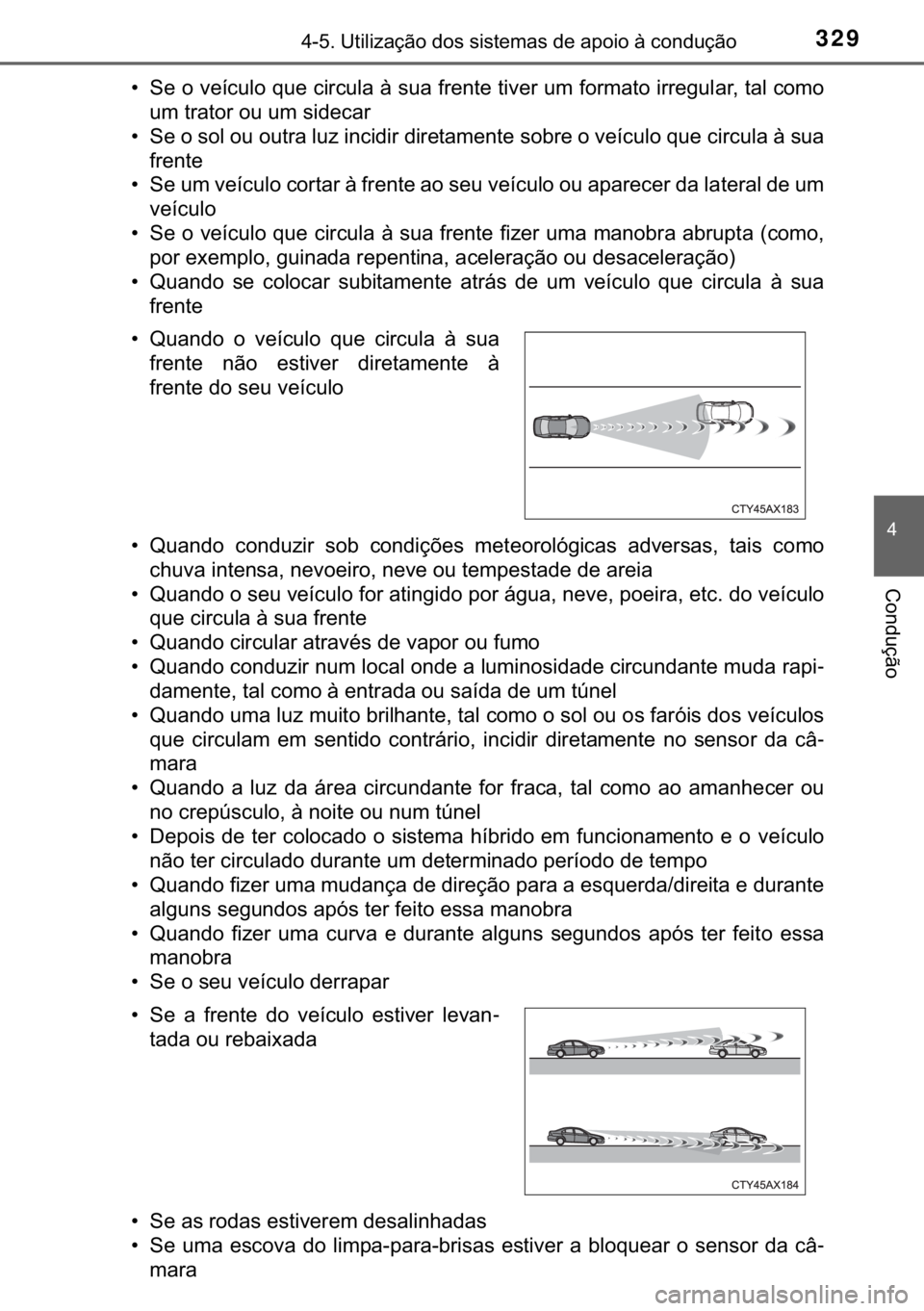 TOYOTA CAMRY 2020  Manual de utilização (in Portuguese) 329������8�W�L�O�L�]�D�o�m�R��G�R�V��V�L�V�W�H�P�D�V��G�H��D�S�R�L�R��j��F�R�Q�G�X�o�m�R
�
�&�R�Q�G�X�o�m�R
�