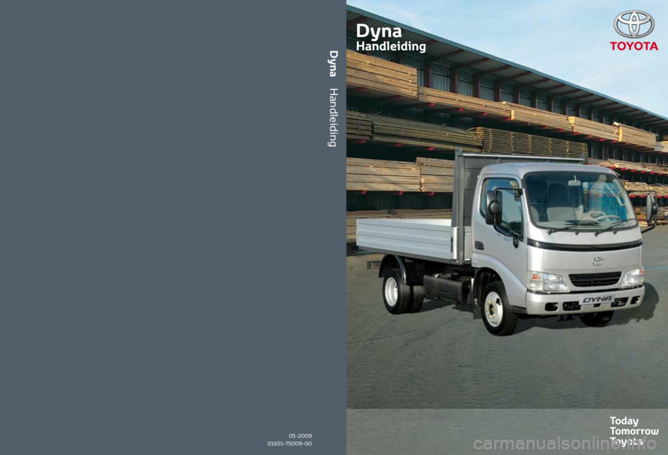 TOYOTA DYNA 2013  Instructieboekje (in Dutch) 