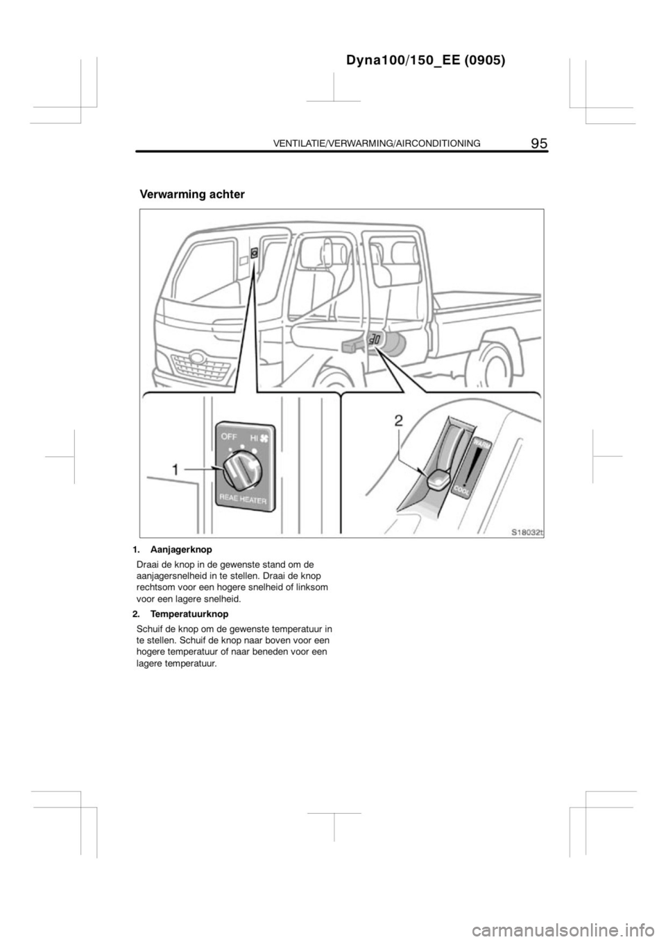 TOYOTA DYNA 2013  Instructieboekje (in Dutch) 