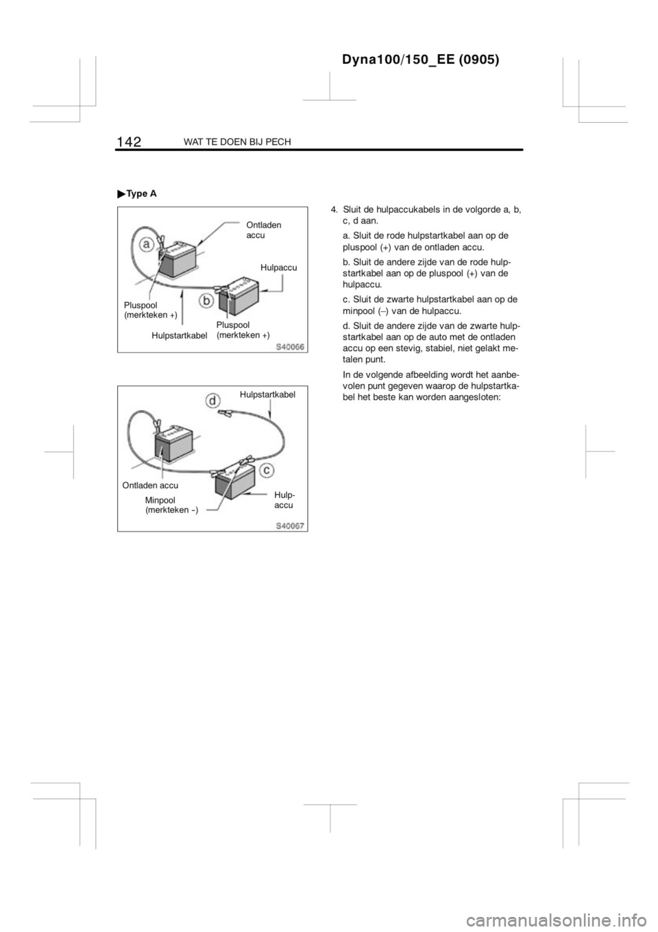 TOYOTA DYNA 2013  Instructieboekje (in Dutch) 
