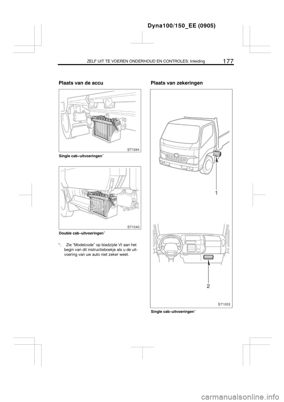 TOYOTA DYNA 2013  Instructieboekje (in Dutch) 
