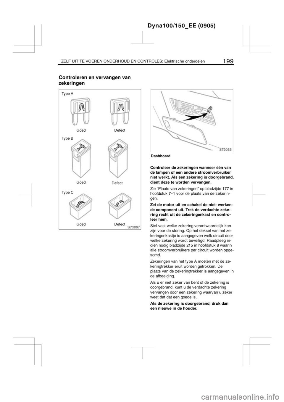 TOYOTA DYNA 2013  Instructieboekje (in Dutch) 