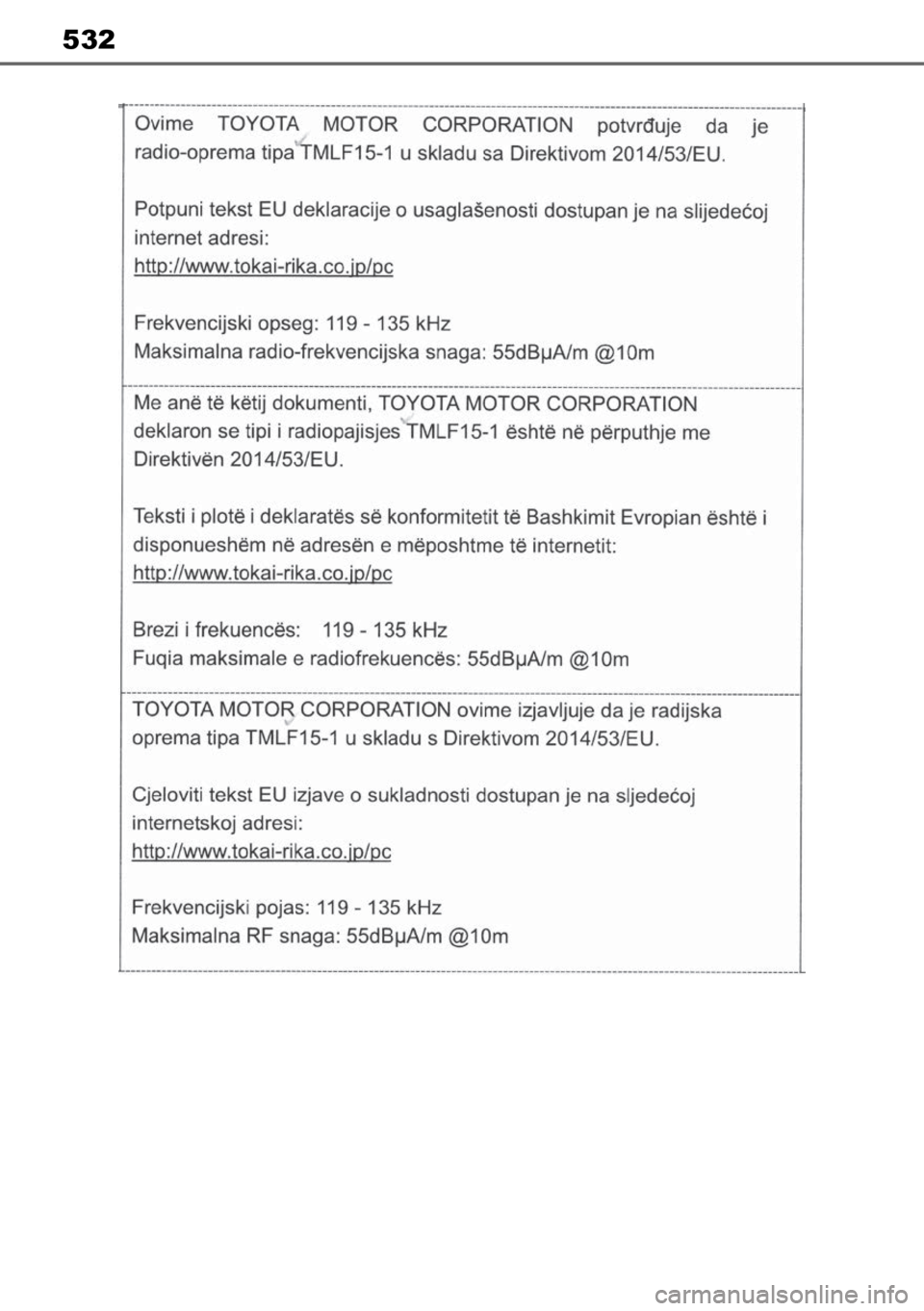 TOYOTA MIRAI 2023  Manual de utilização (in Portuguese) 532 