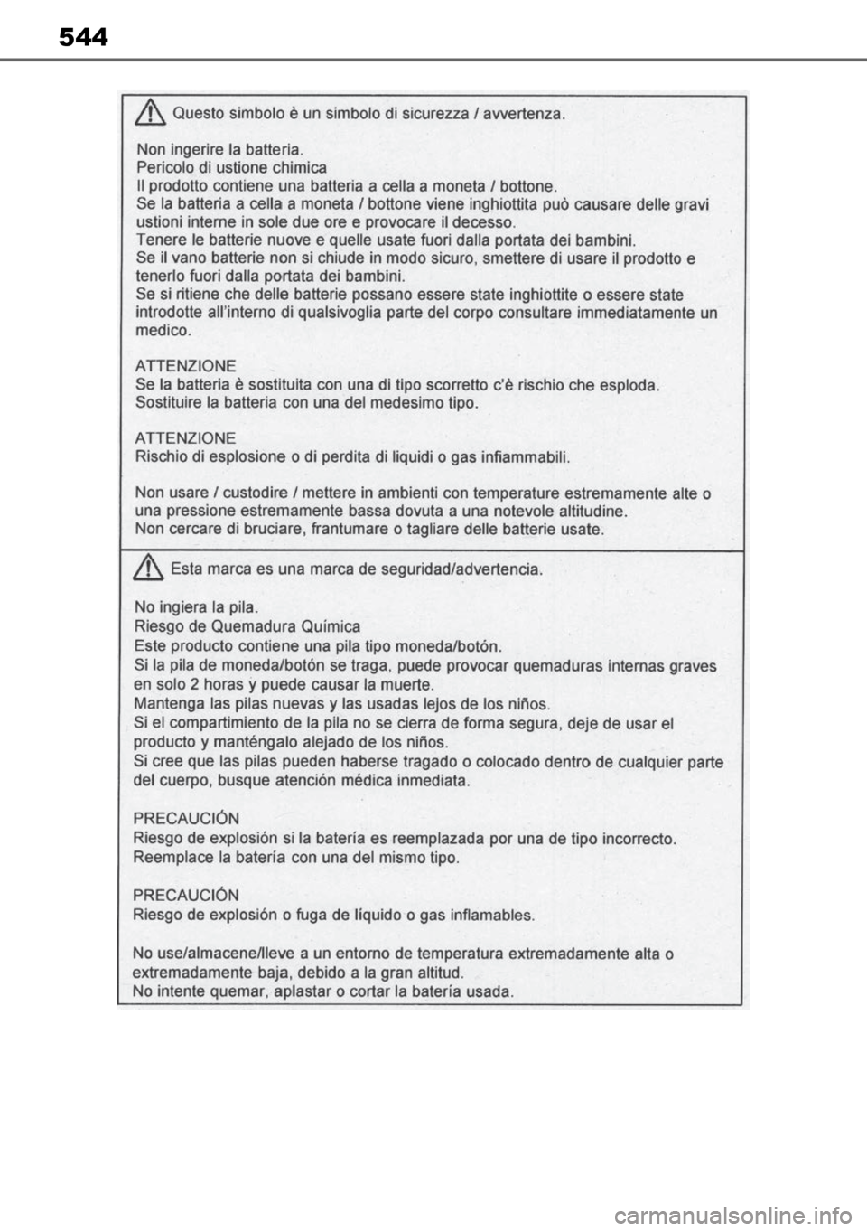 TOYOTA MIRAI 2023  Manual de utilização (in Portuguese) 544 