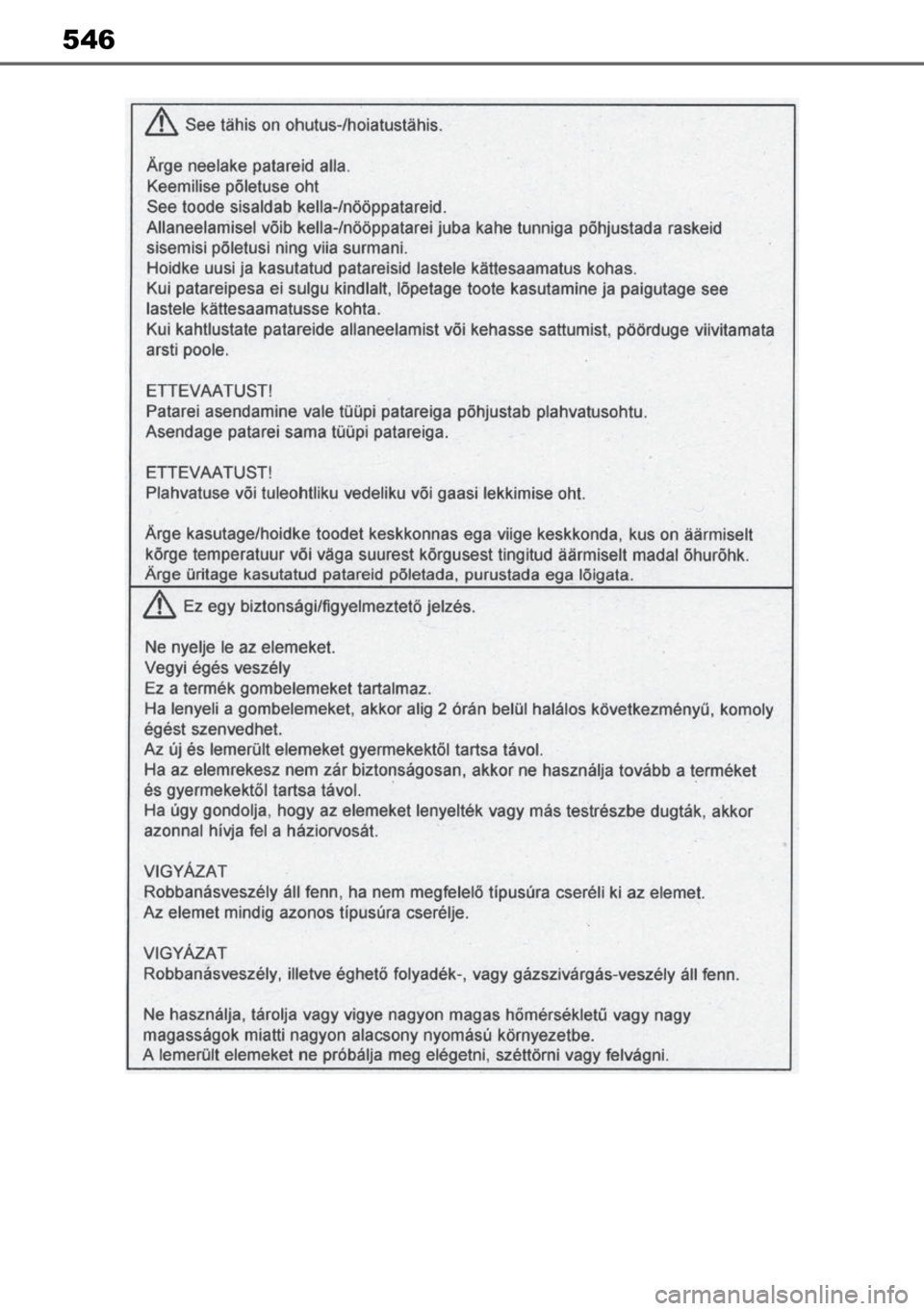 TOYOTA MIRAI 2023  Manual de utilização (in Portuguese) 546 