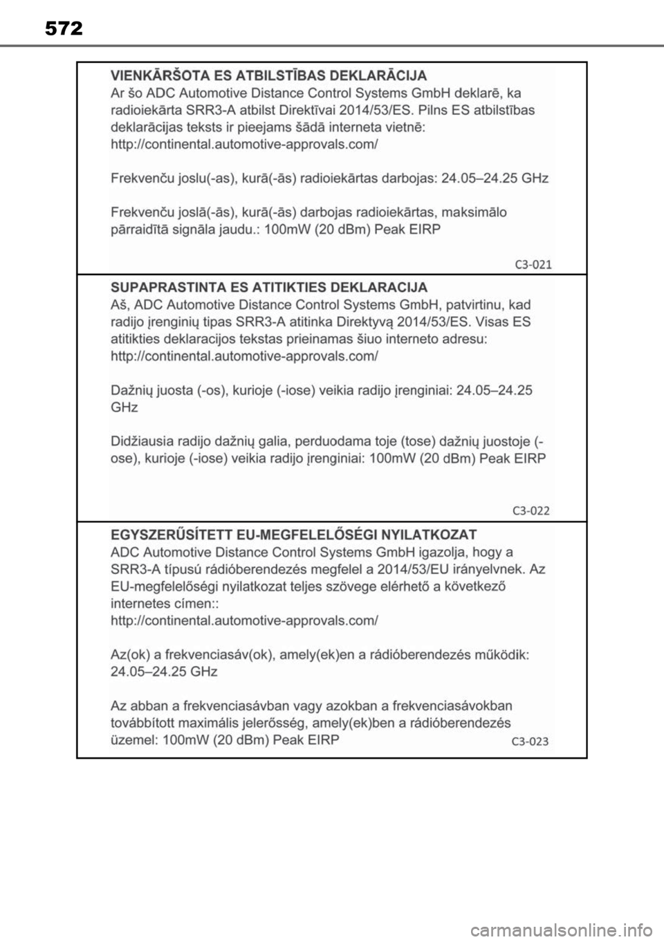 TOYOTA MIRAI 2023  Manual de utilização (in Portuguese) 572 