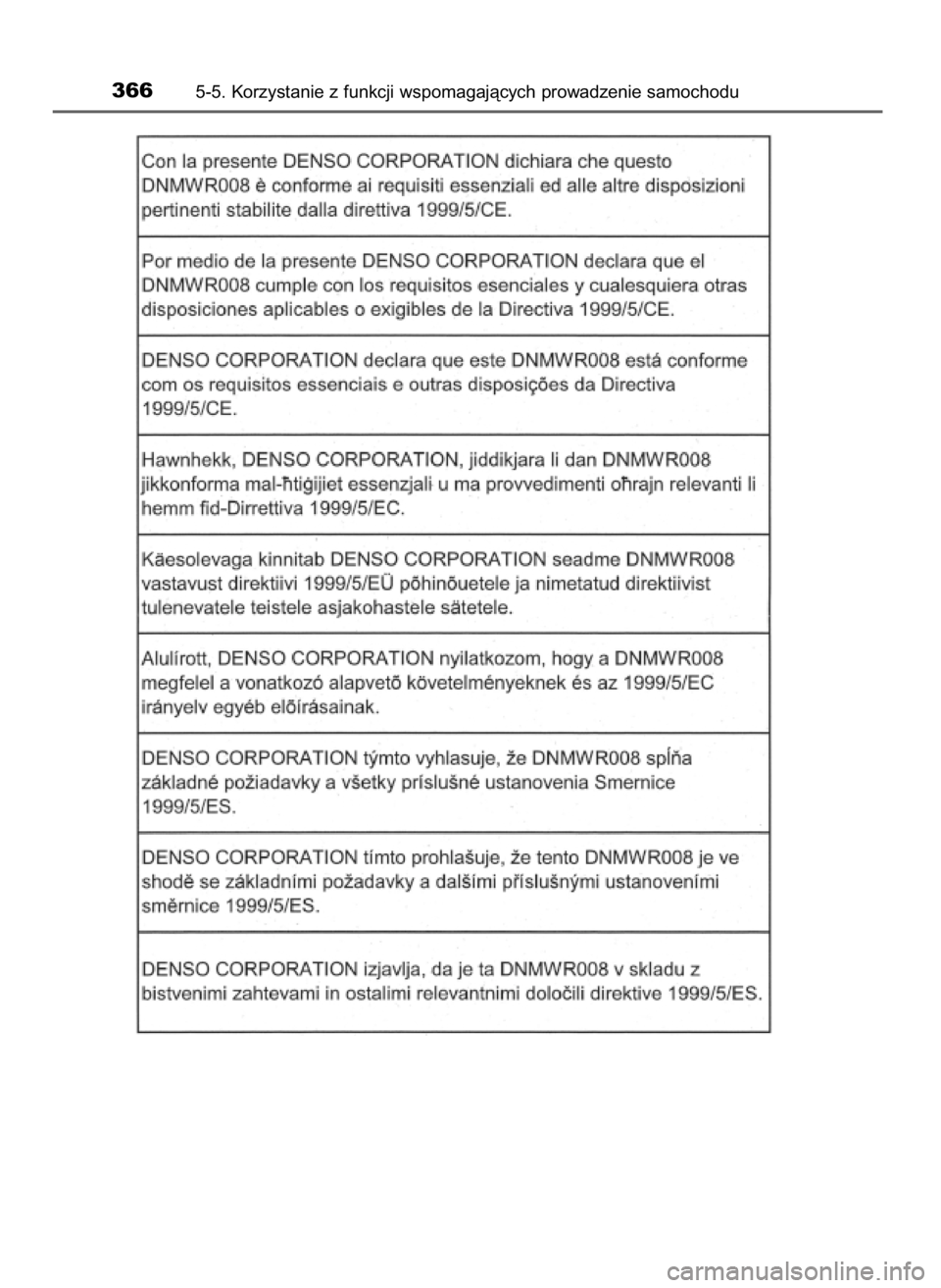 TOYOTA PRIUS PLUG-IN HYBRID 2017  Instrukcja obsługi (in Polish) 3665-5. Korzystanie z funkcji wspomagajàcych prowadzenie samochodu
69 PRIUS Plug_in OM47A89E  9/2/17  8:41  Page 366    (Black plate) 