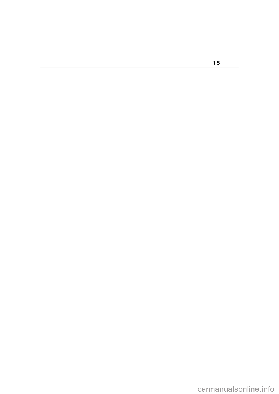 TOYOTA PRIUS PRIME 2023  Owners Manual 15 