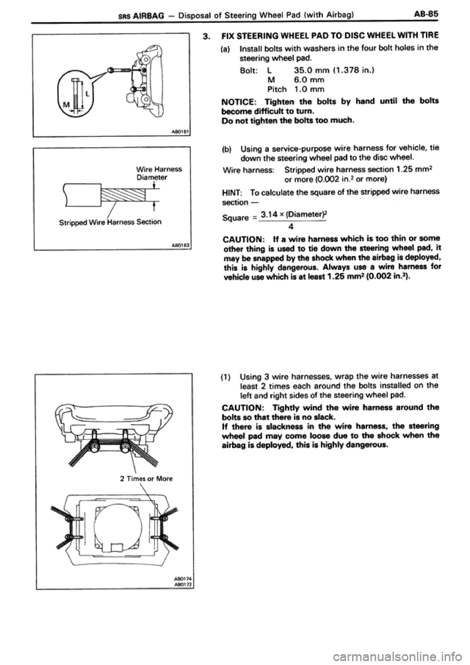 TOYOTA SUPRA 1990 3.G Workshop Manual 