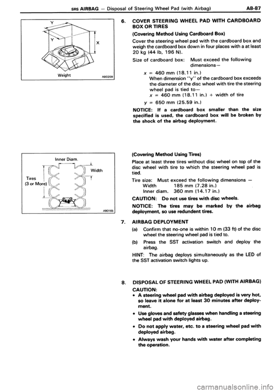 TOYOTA SUPRA 1990 3.G Workshop Manual 