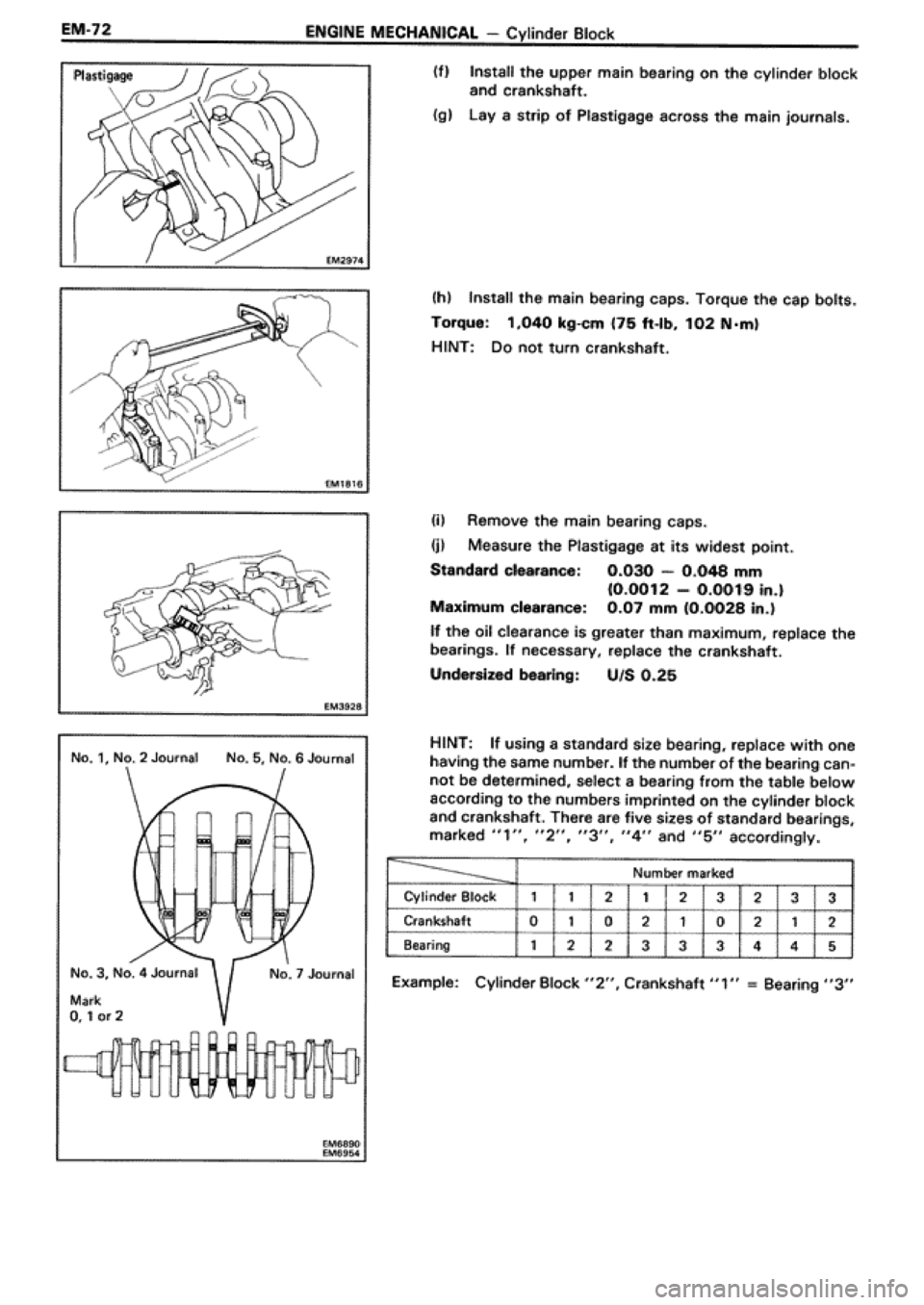 TOYOTA SUPRA 1990 3.G Workshop Manual 