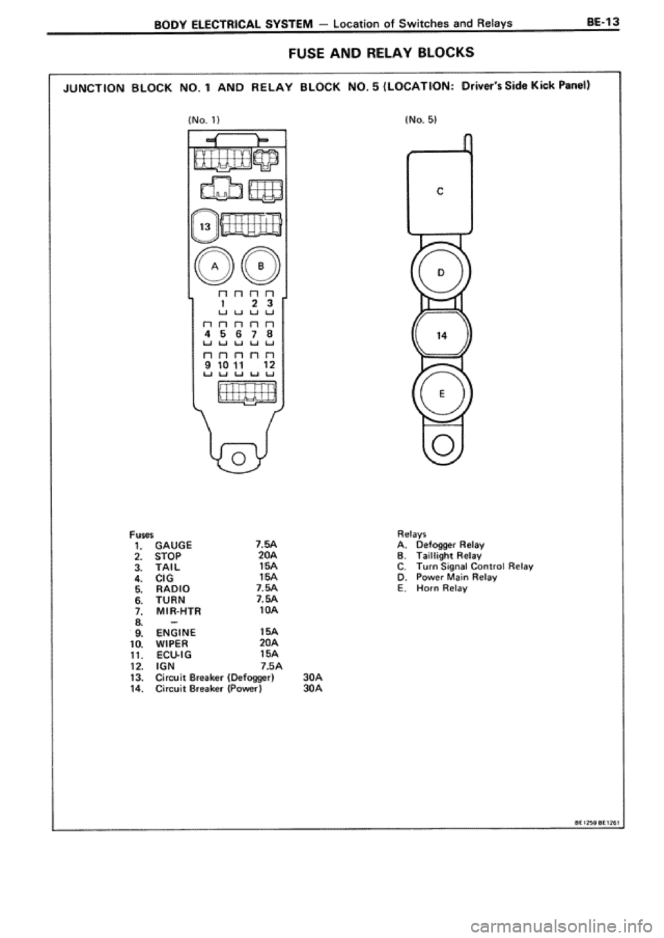 TOYOTA SUPRA 1990 3.G Workshop Manual 
