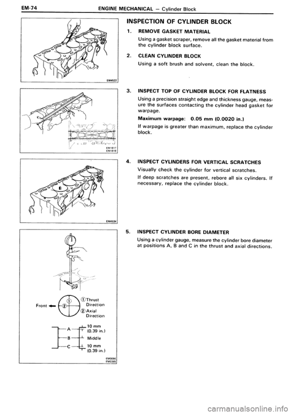 TOYOTA SUPRA 1990 3.G Workshop Manual 