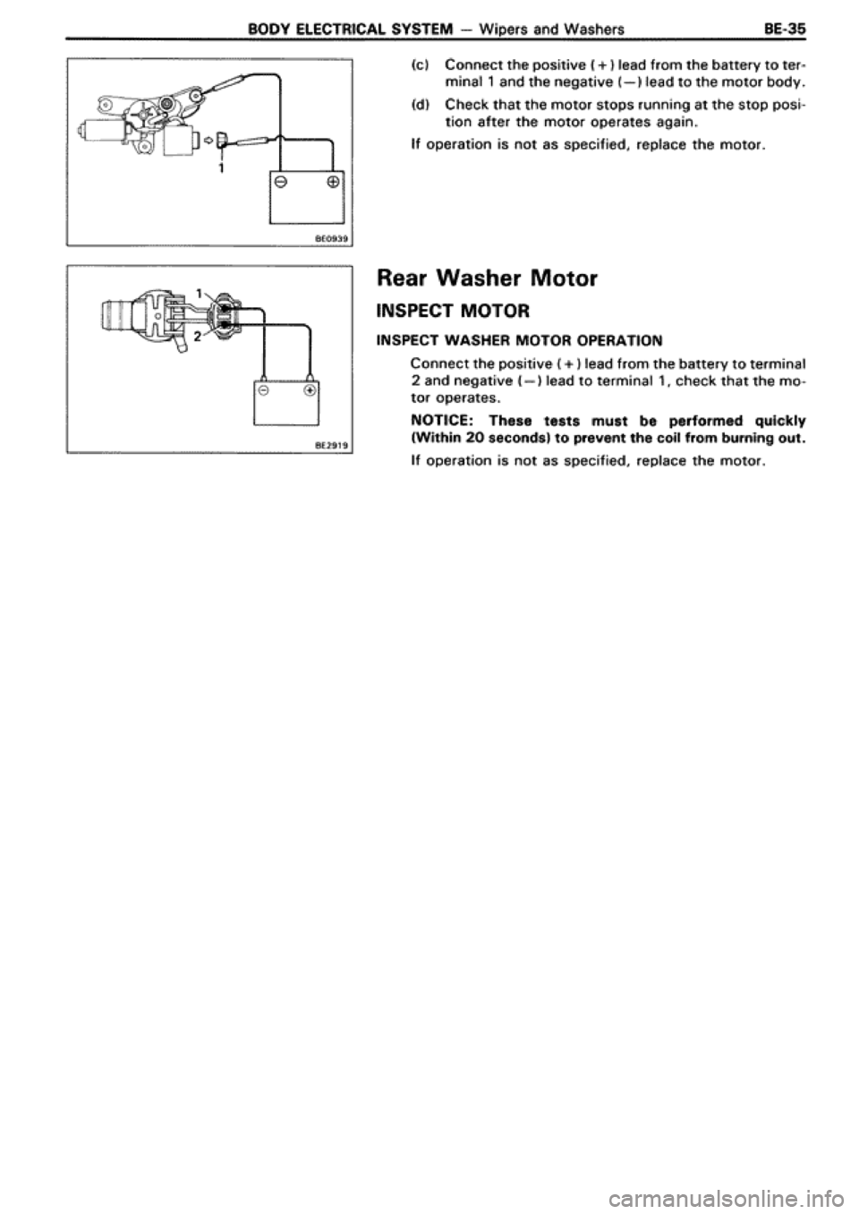 TOYOTA SUPRA 1990 3.G Workshop Manual 