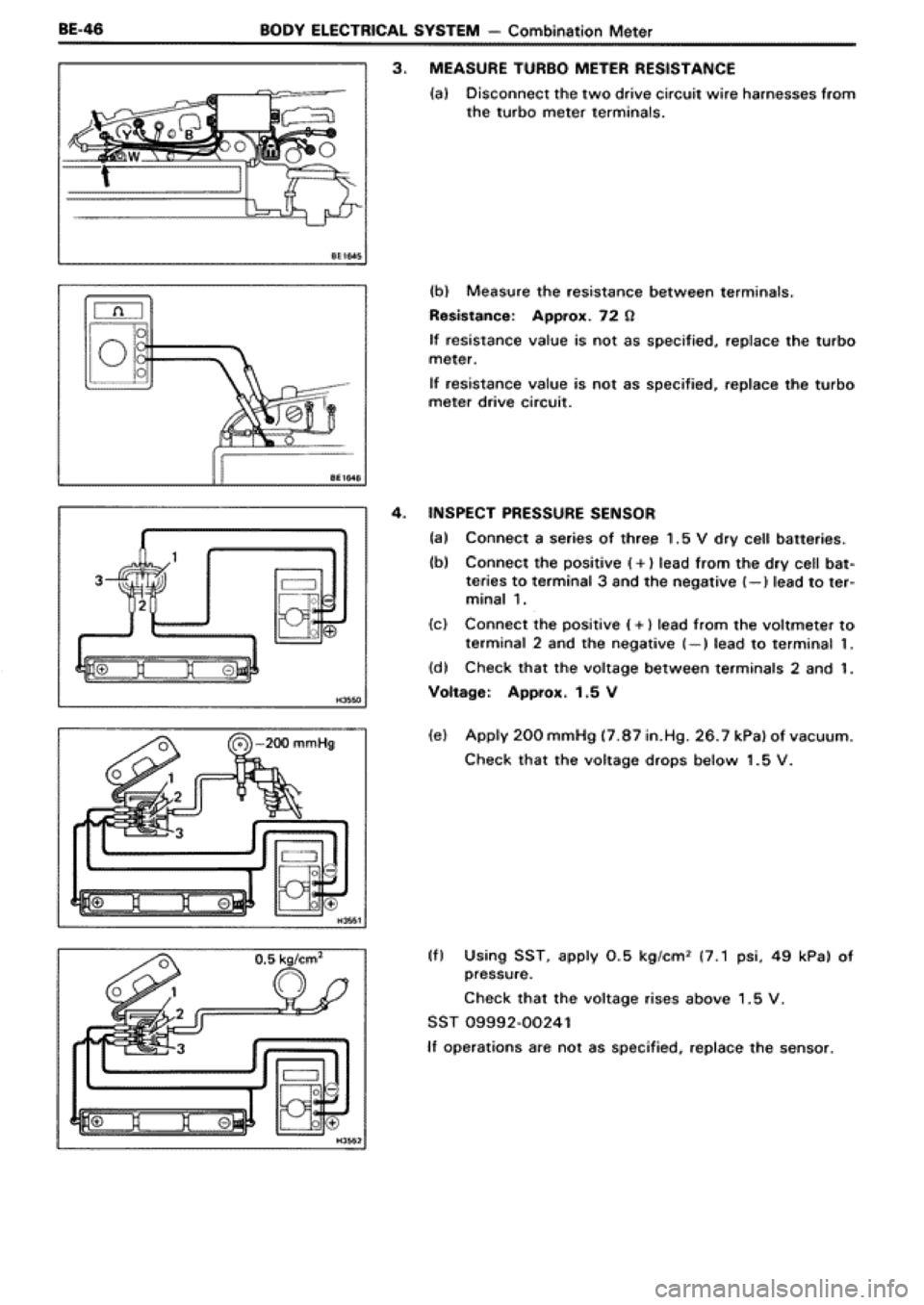 TOYOTA SUPRA 1990 3.G Workshop Manual 